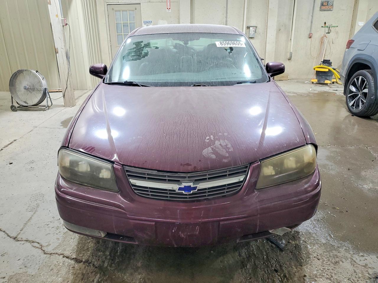 2004 Chevrolet Impala Ls Burgundy vin: 2G1WH52K049269120