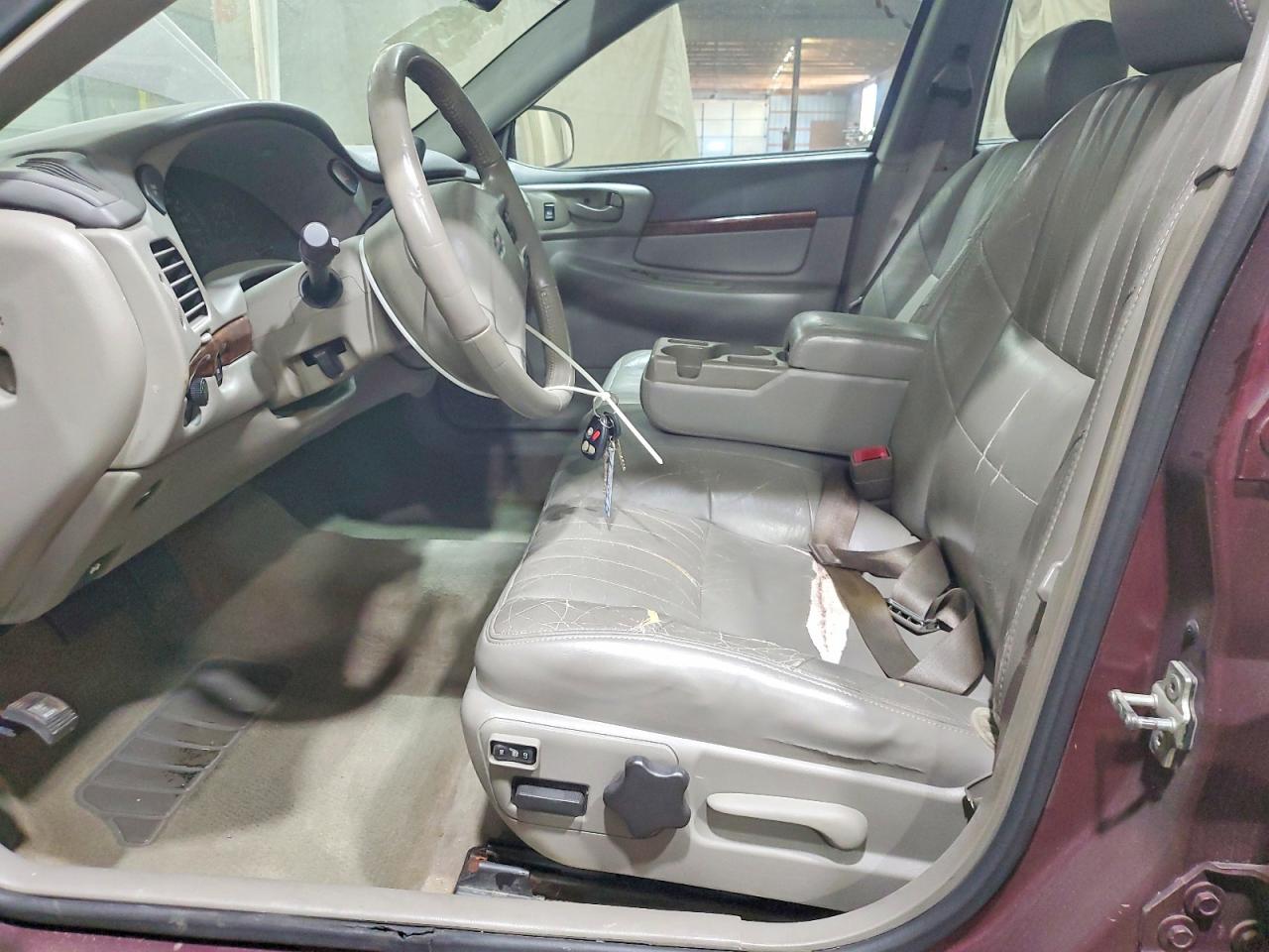 2004 Chevrolet Impala Ls Burgundy vin: 2G1WH52K049269120