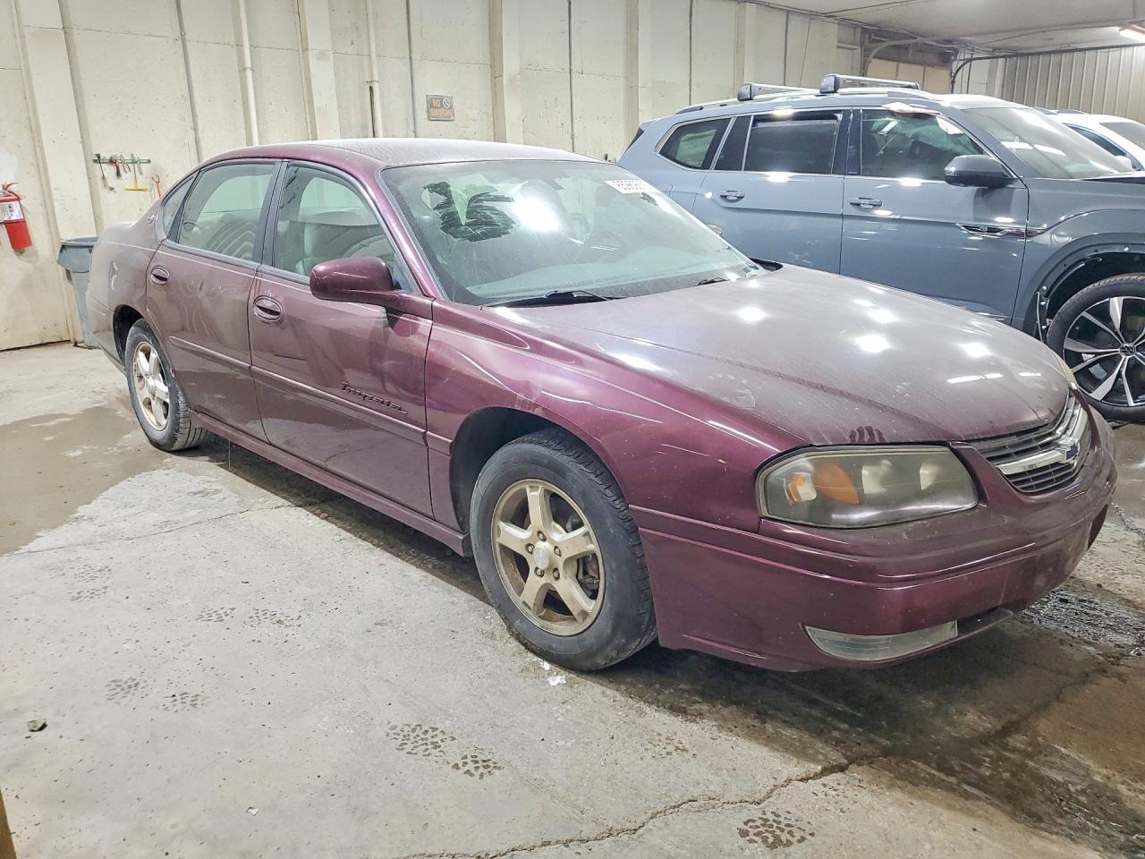 2004 Chevrolet Impala Ls Burgundy vin: 2G1WH52K049269120