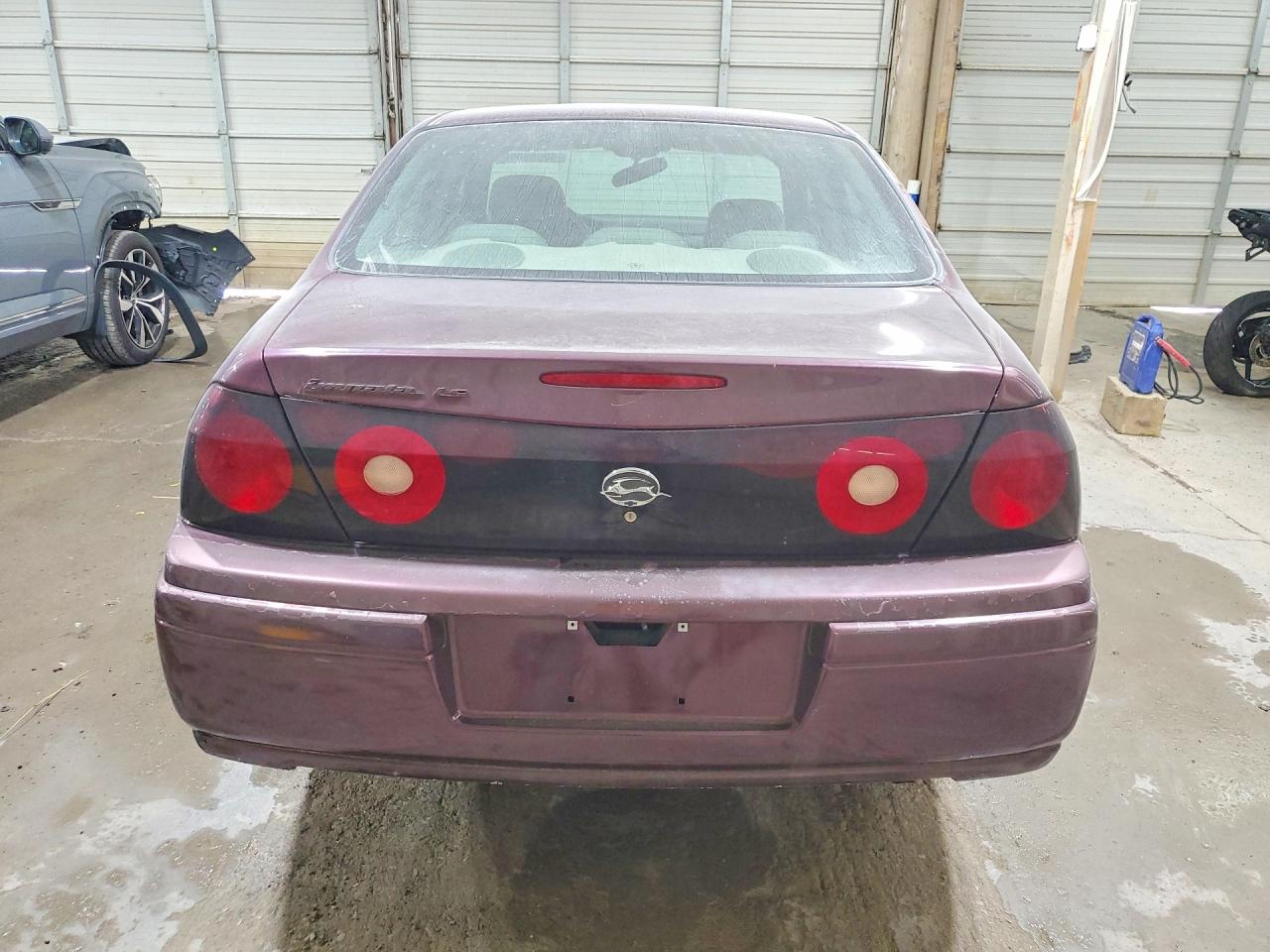 2004 Chevrolet Impala Ls Burgundy vin: 2G1WH52K049269120