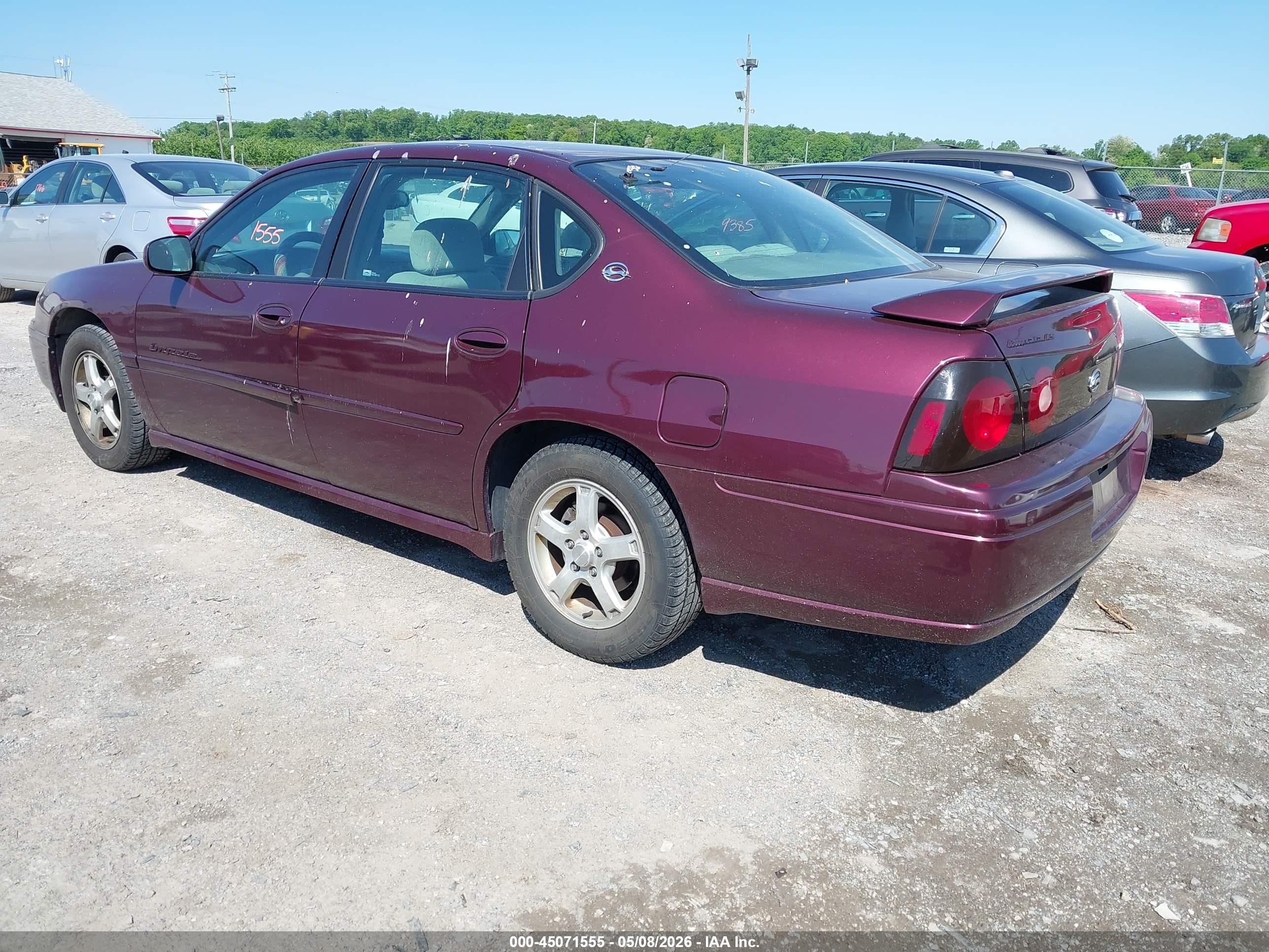 2004 Chevrolet Impala Ls Purple vin: 2G1WH52K049296303