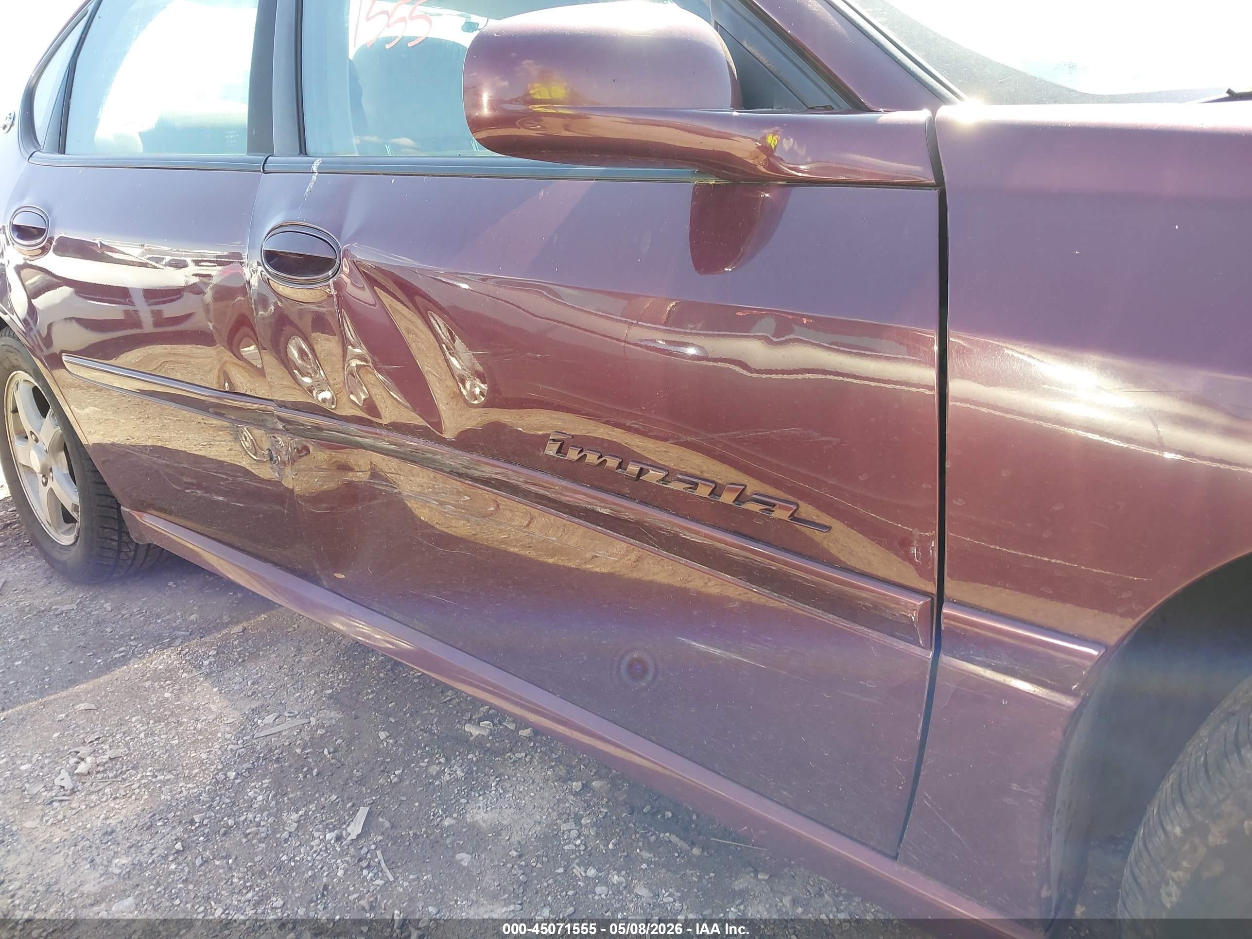 2004 Chevrolet Impala Ls Purple vin: 2G1WH52K049296303