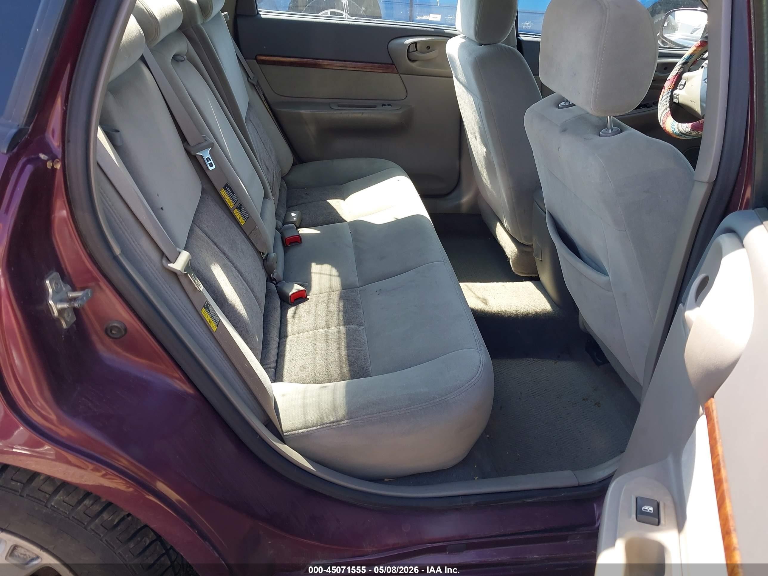 2004 Chevrolet Impala Ls Purple vin: 2G1WH52K049296303