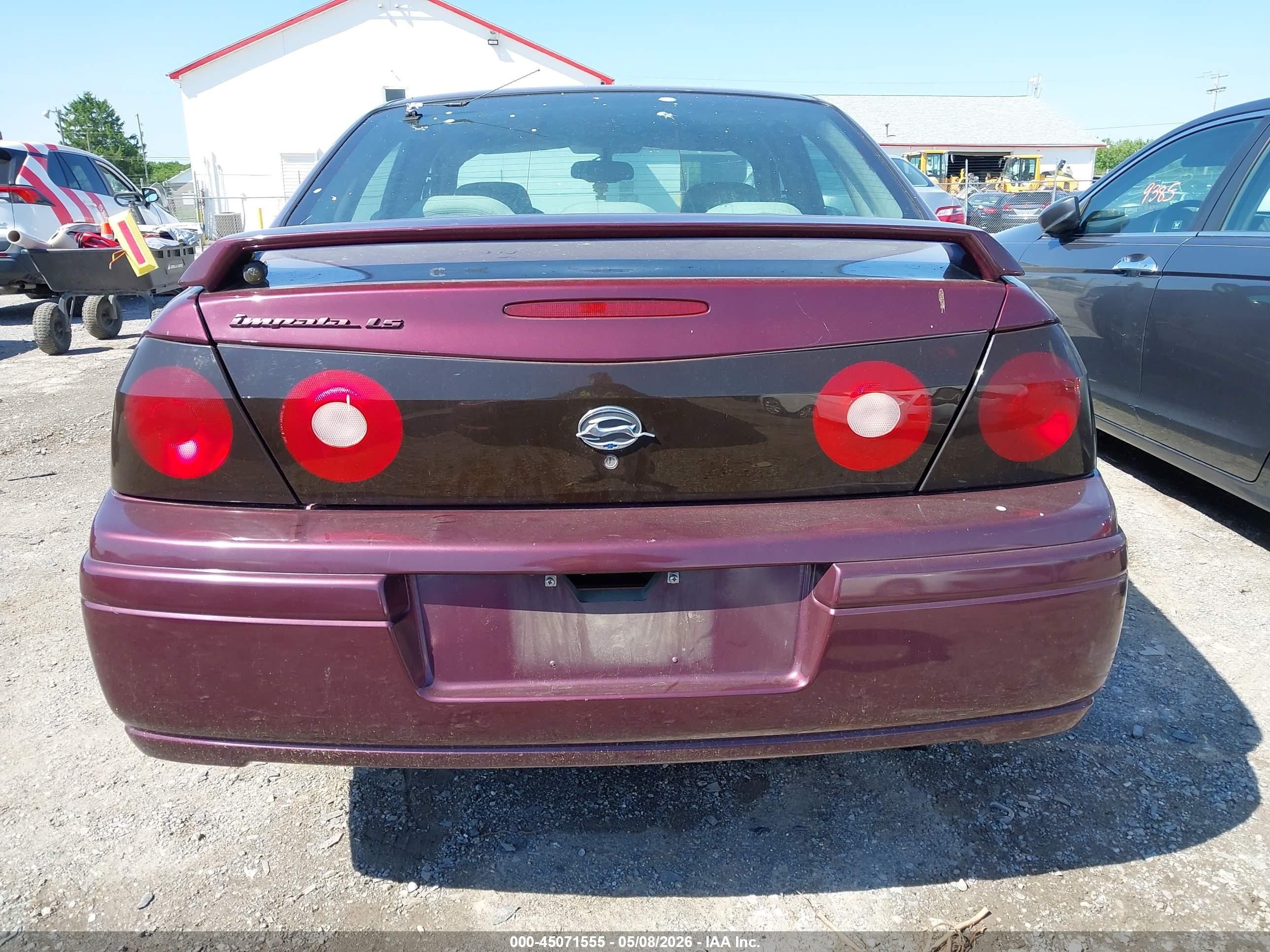 2004 Chevrolet Impala Ls Purple vin: 2G1WH52K049296303