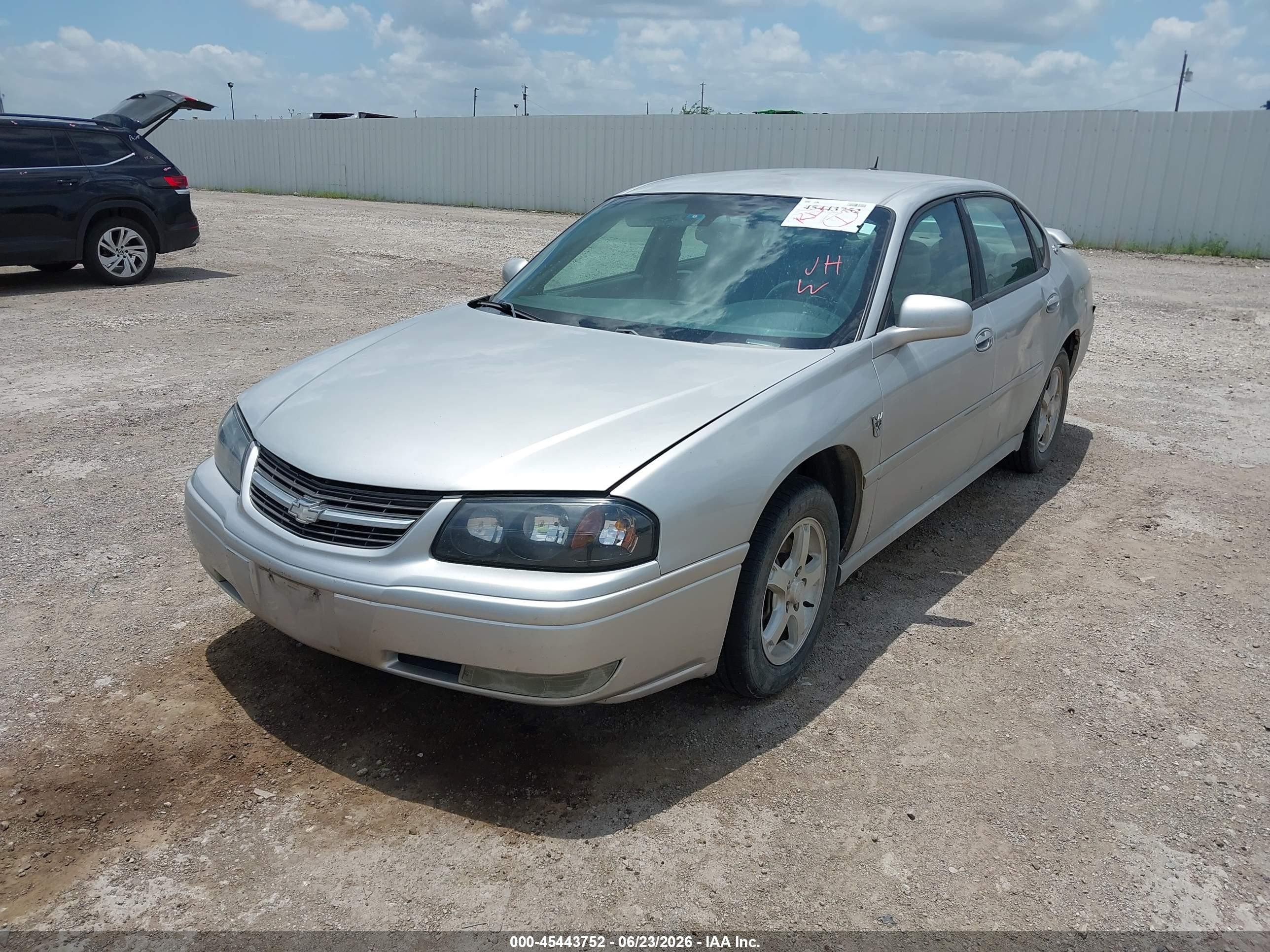 2005 Chevrolet Impala Ls Серебряный vin: 2G1WH52K059167396
