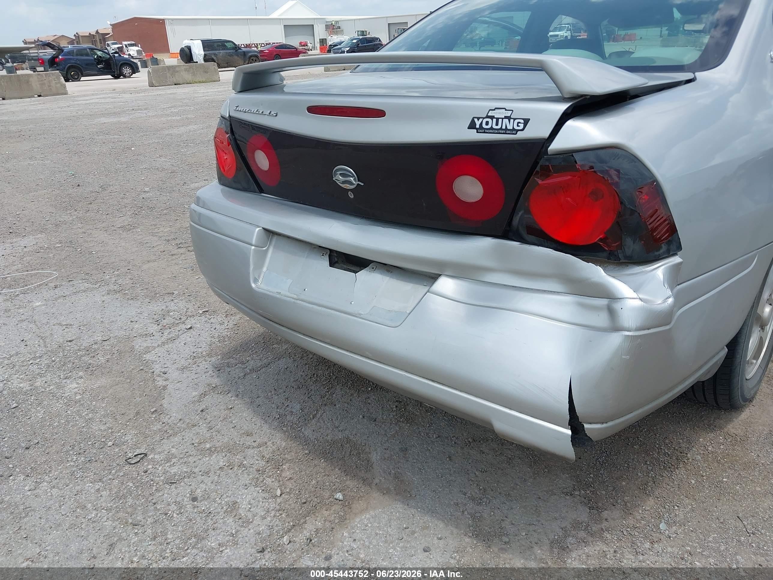 2005 Chevrolet Impala Ls Серебряный vin: 2G1WH52K059167396