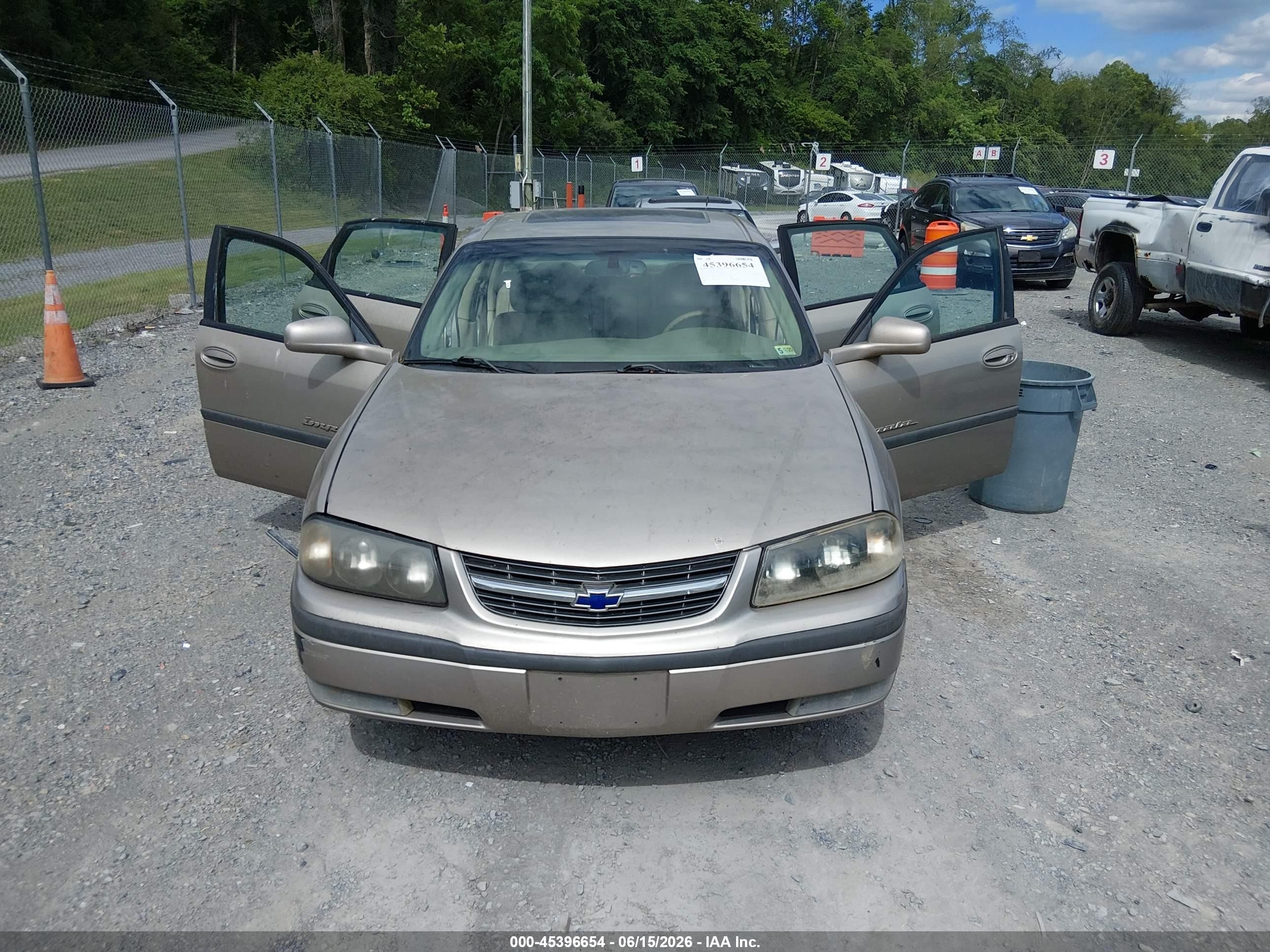 2003 Chevrolet Impala Ls Gold vin: 2G1WH52K139229370