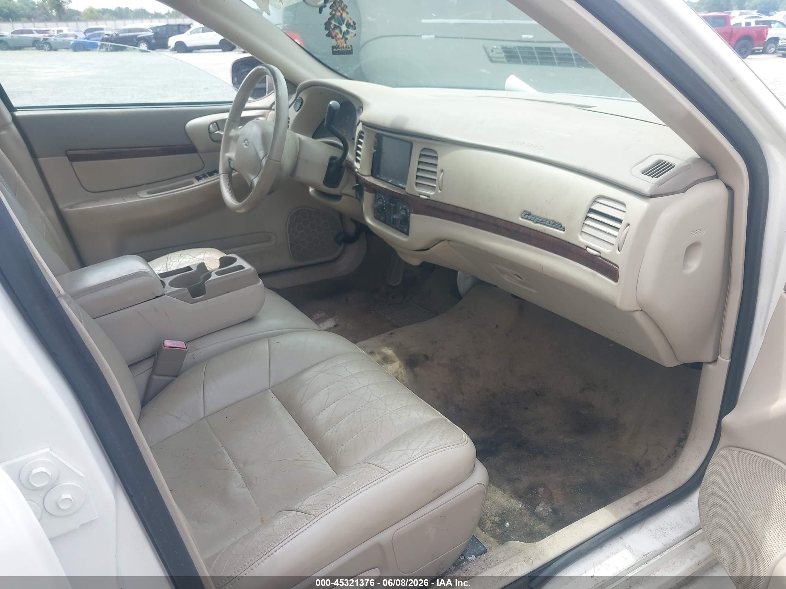2004 Chevrolet Impala Ls White vin: 2G1WH52K149307681