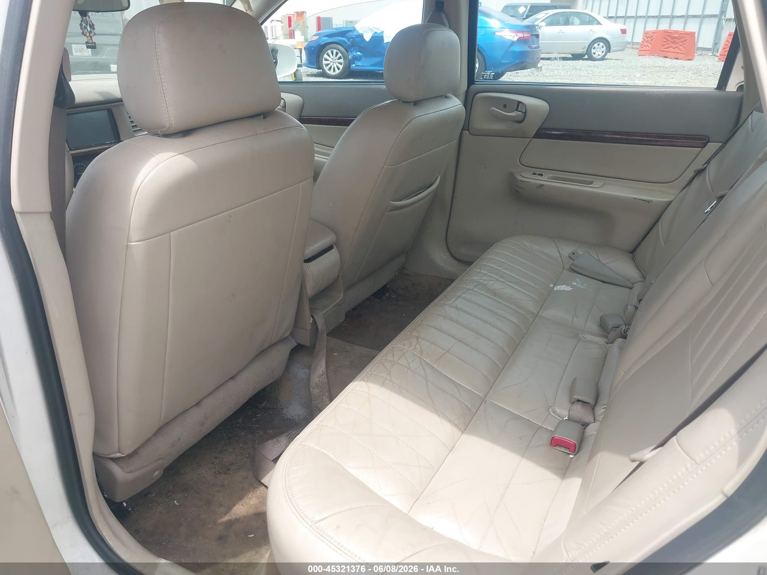 2004 Chevrolet Impala Ls White vin: 2G1WH52K149307681