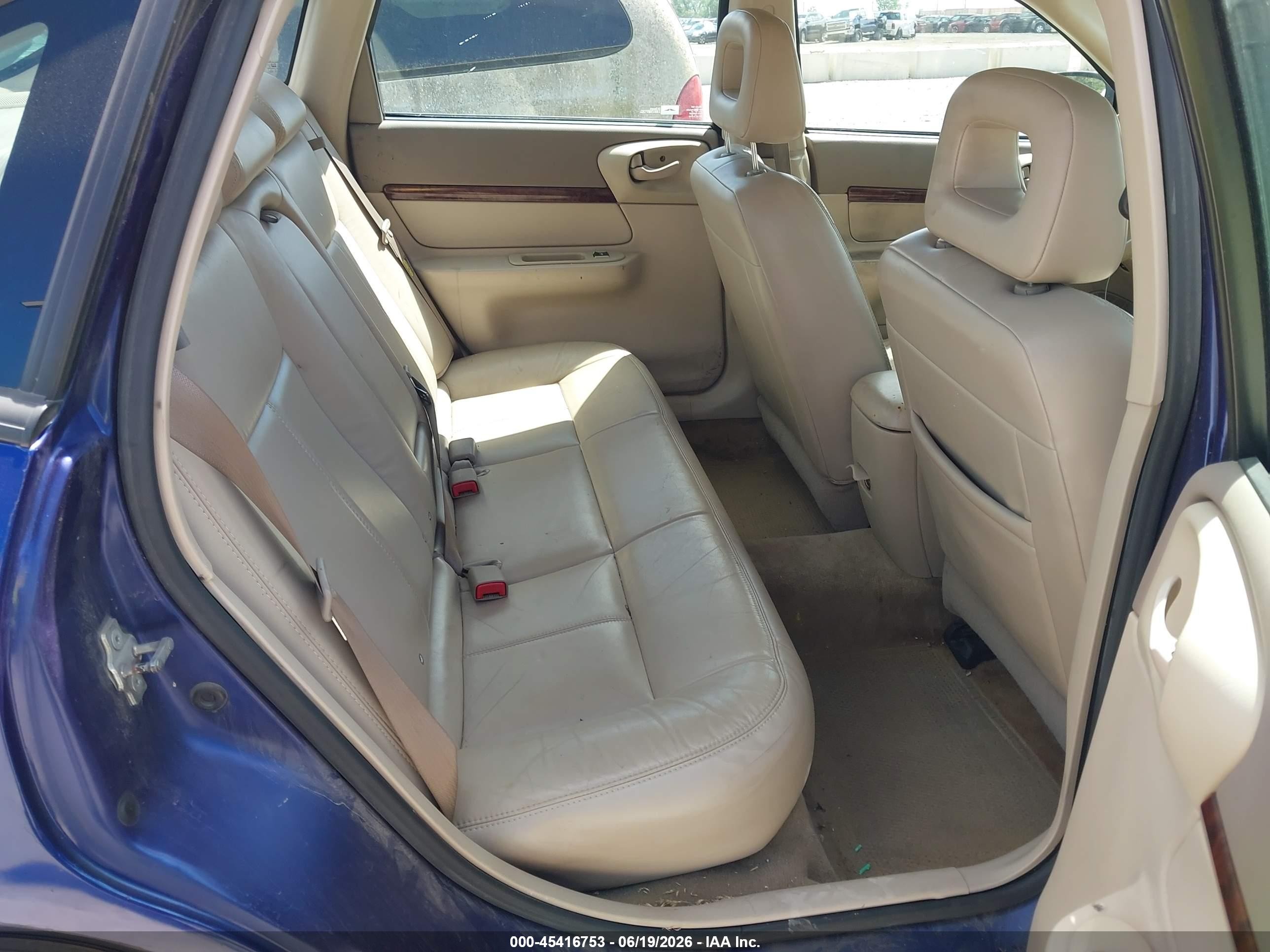 2005 Chevrolet Impala Ls Blue vin: 2G1WH52K259245581