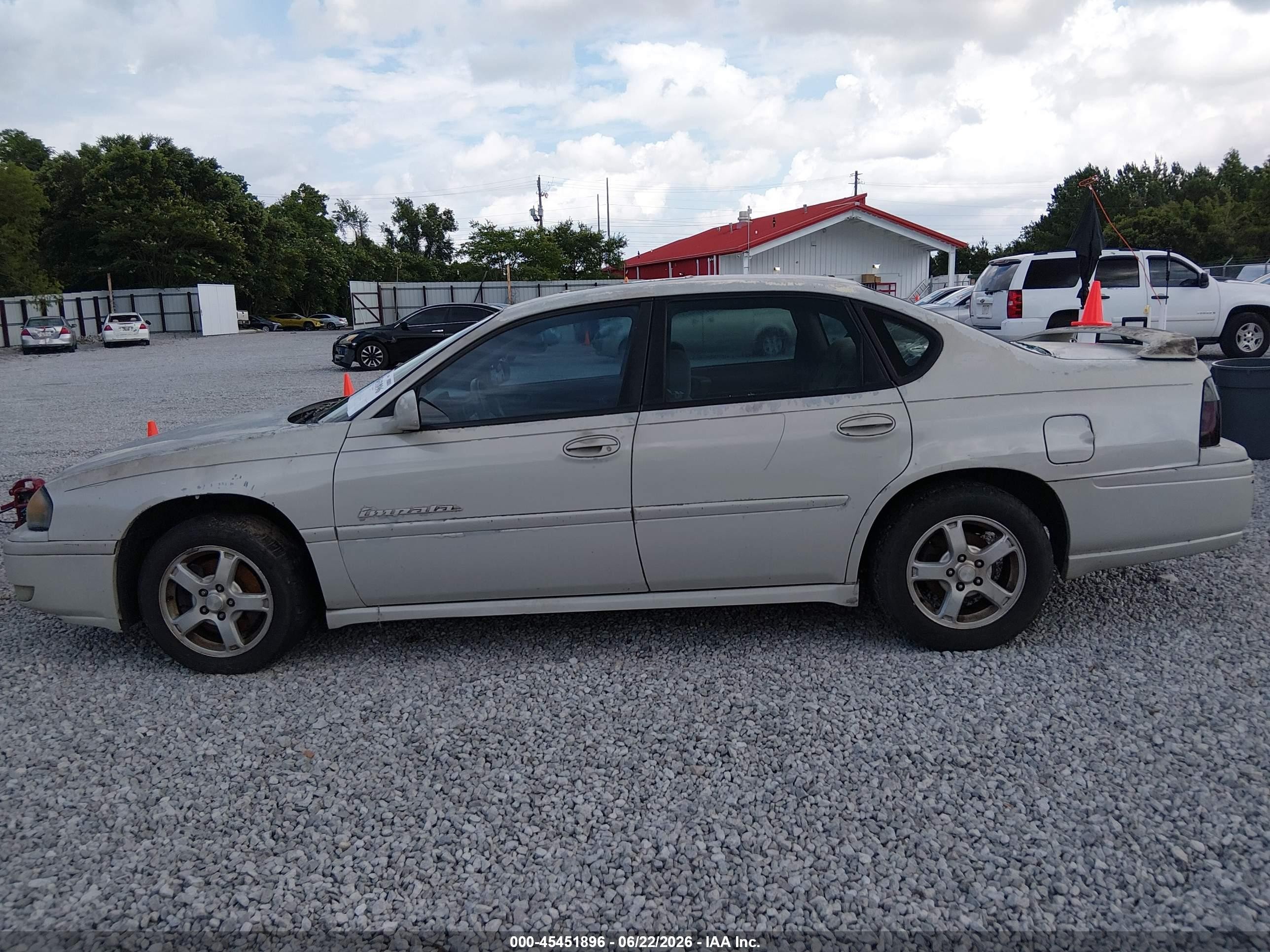 2004 Chevrolet Impala Ls Cream vin: 2G1WH52K349233020