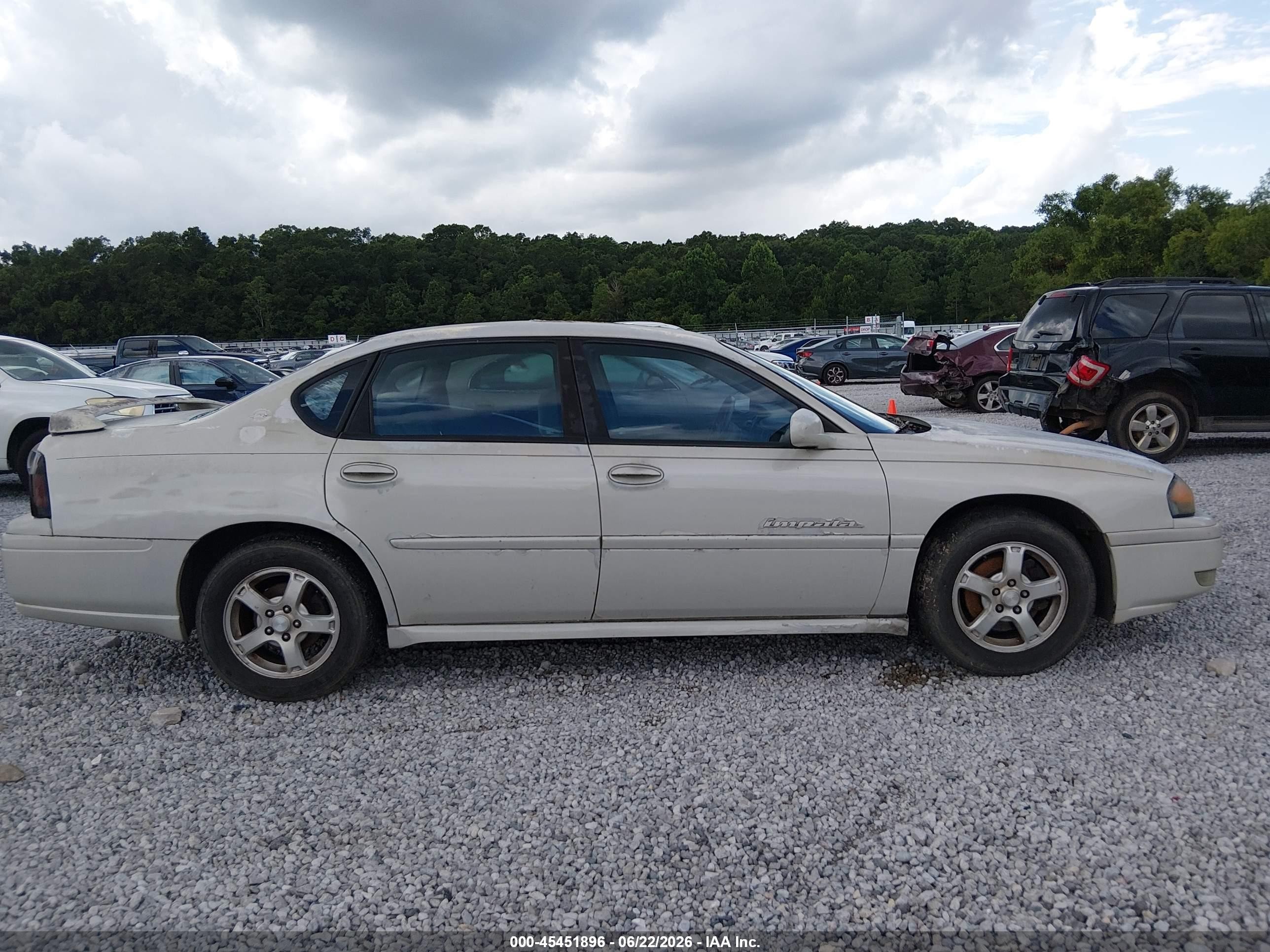 2004 Chevrolet Impala Ls Cream vin: 2G1WH52K349233020
