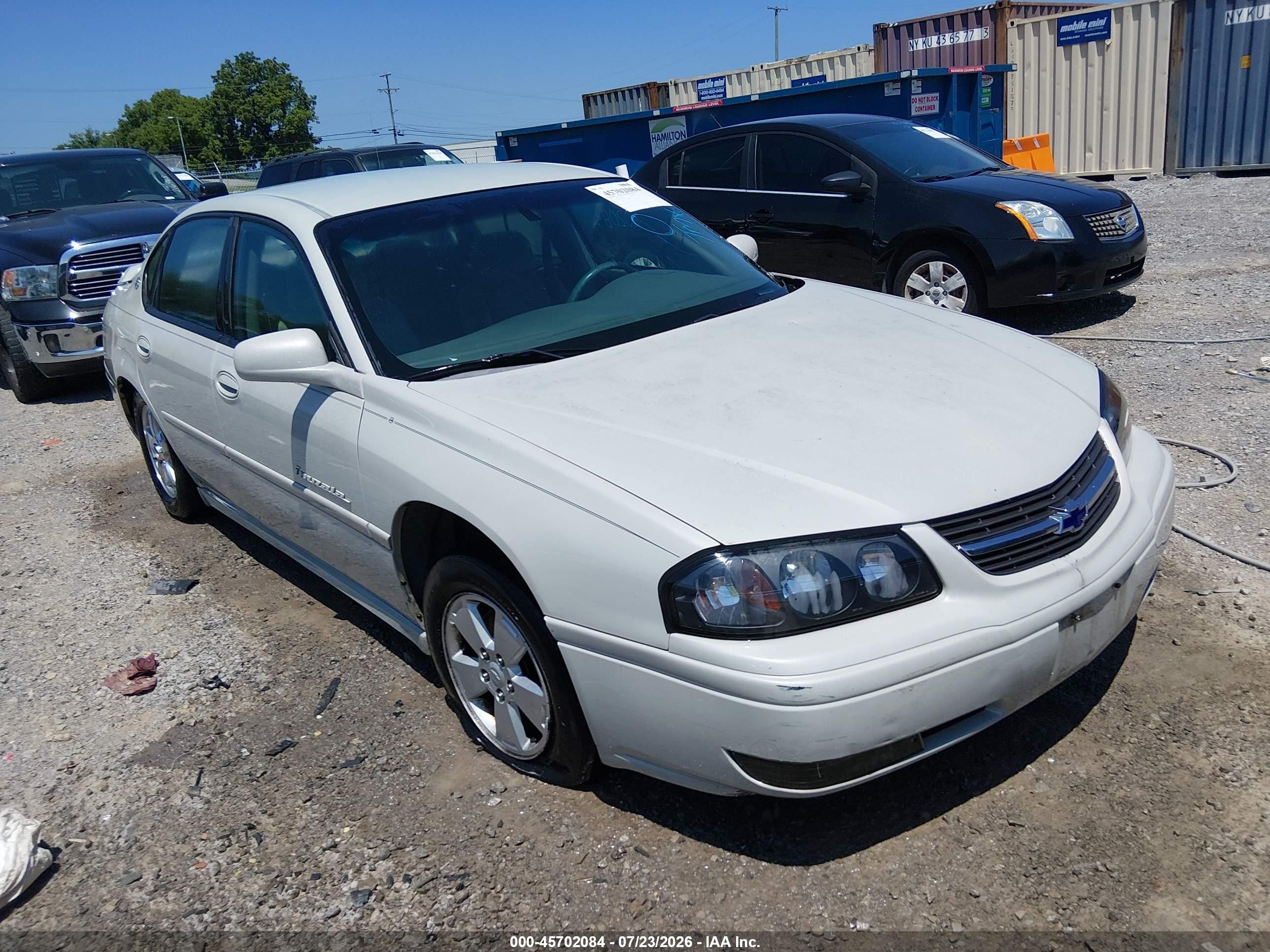 2004 Chevrolet Impala Ls Gray vin: 2G1WH52K349333103