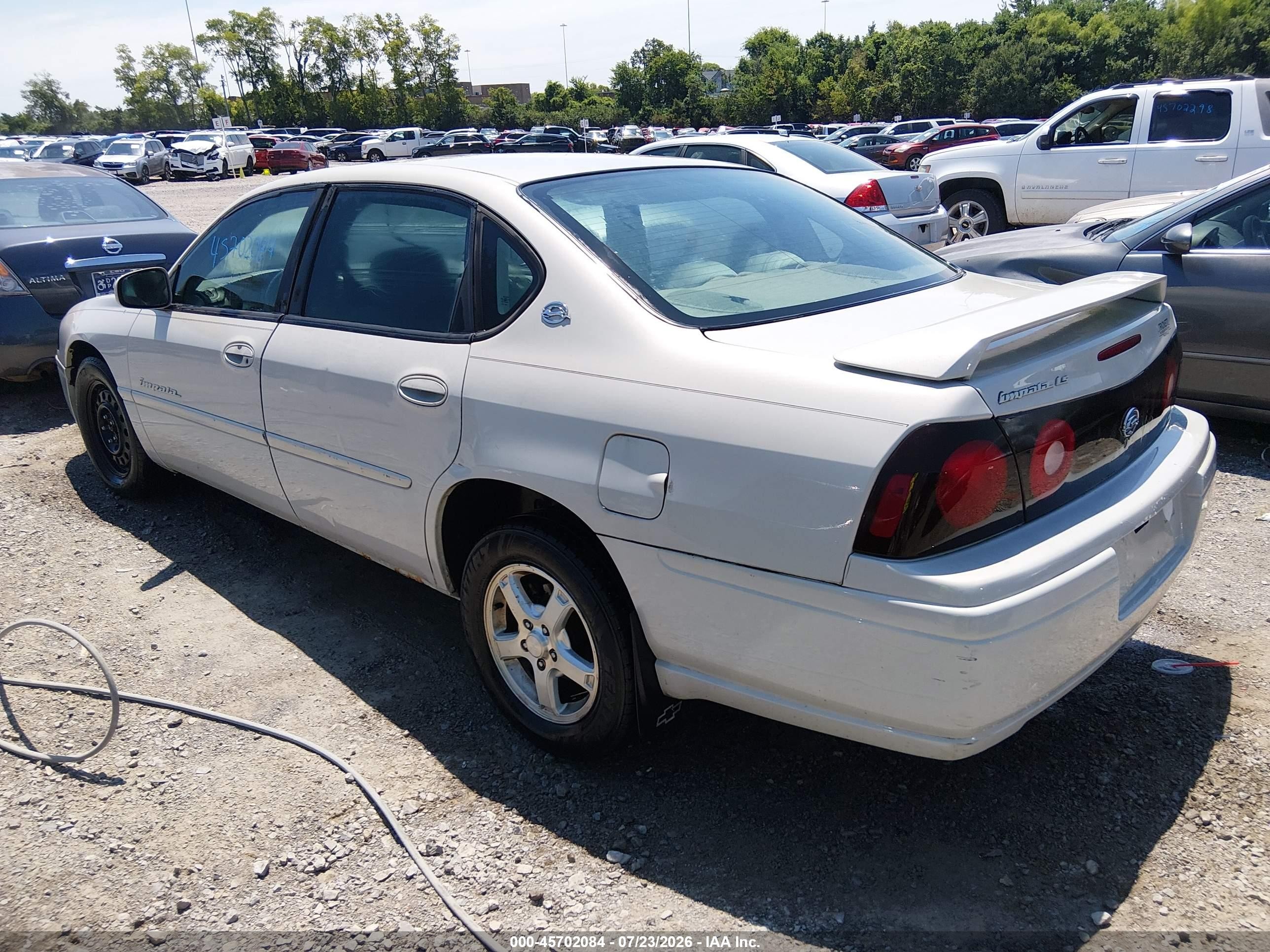 2004 Chevrolet Impala Ls Gray vin: 2G1WH52K349333103