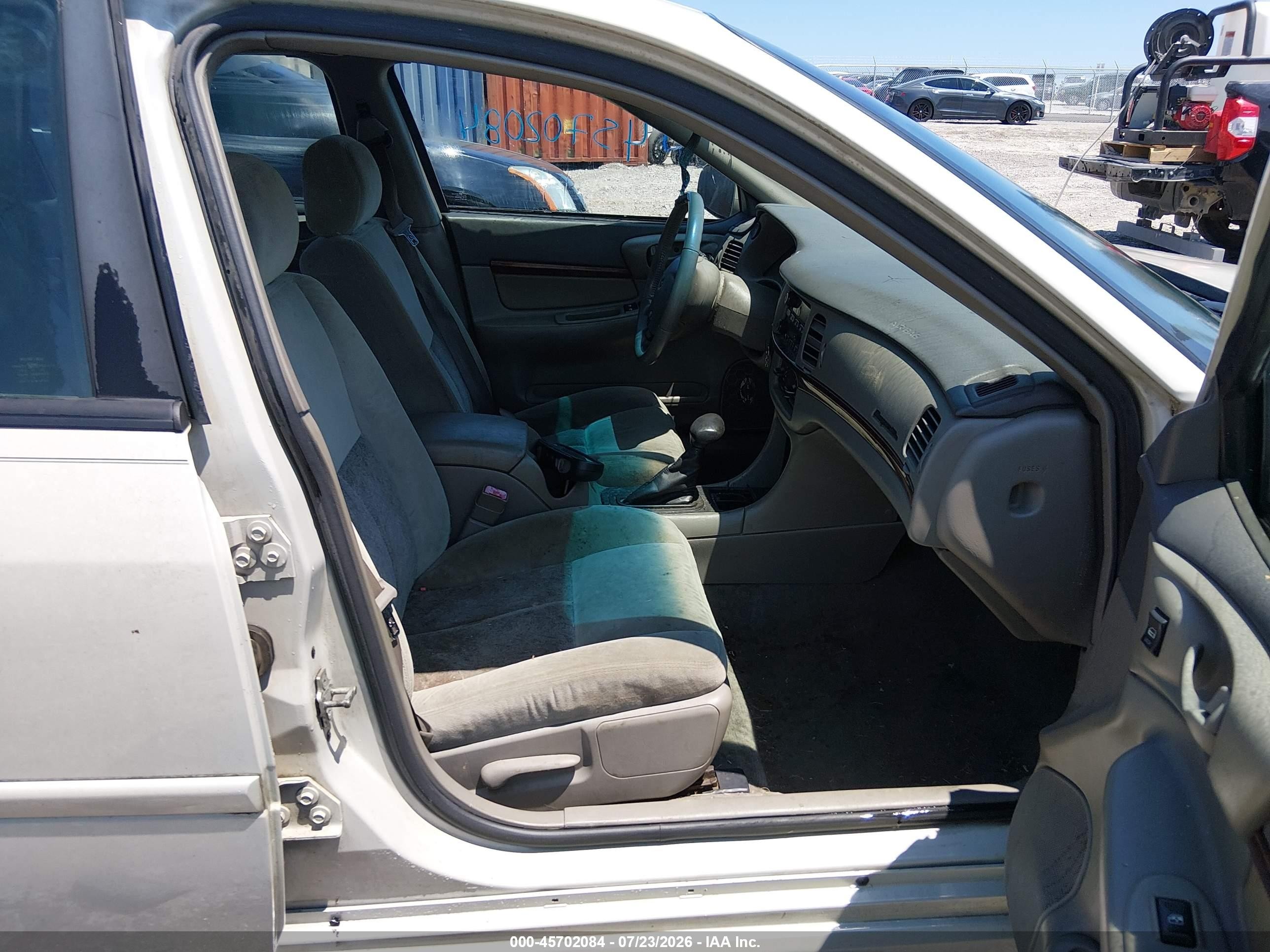 2004 Chevrolet Impala Ls Gray vin: 2G1WH52K349333103
