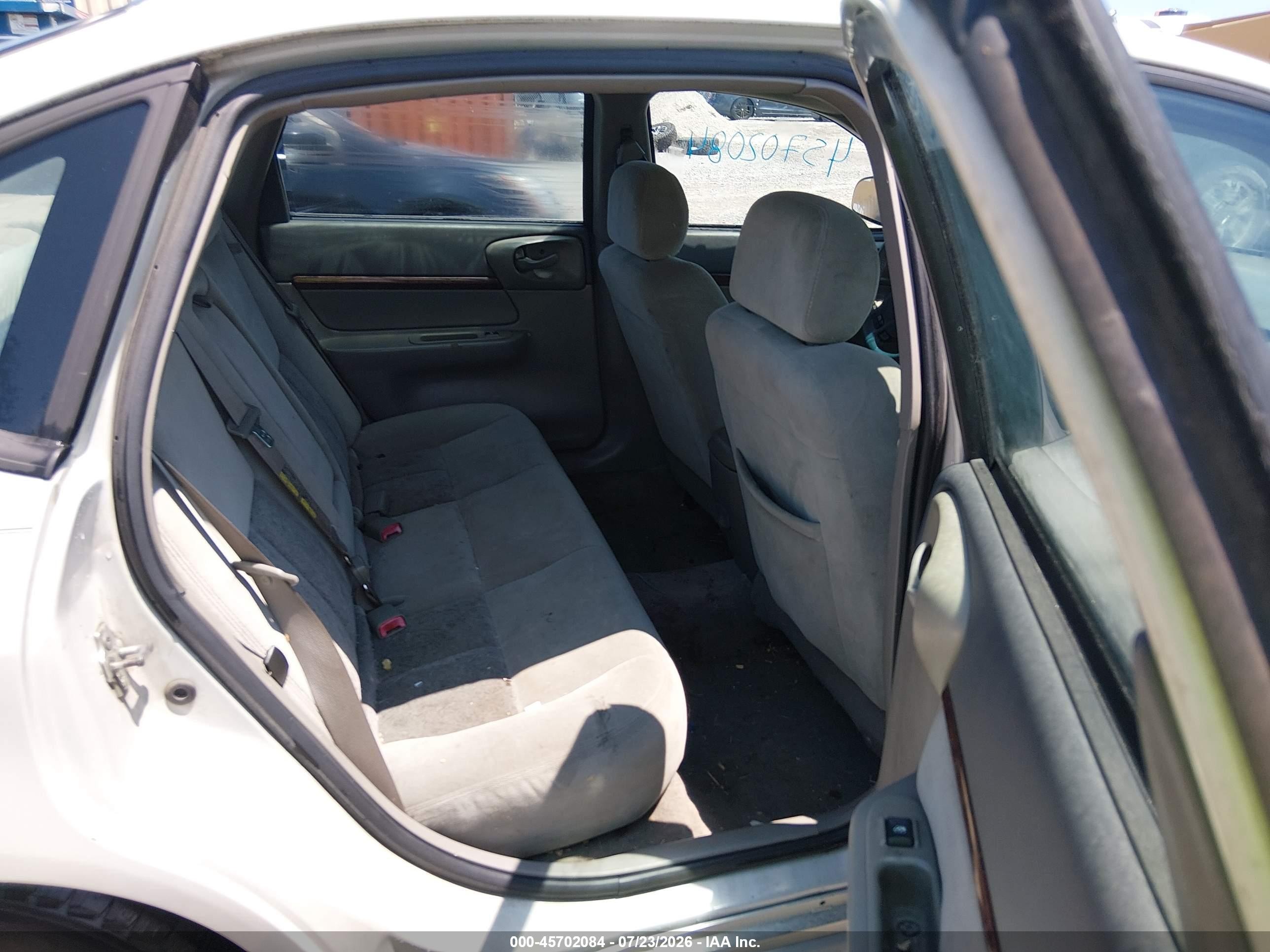 2004 Chevrolet Impala Ls Gray vin: 2G1WH52K349333103