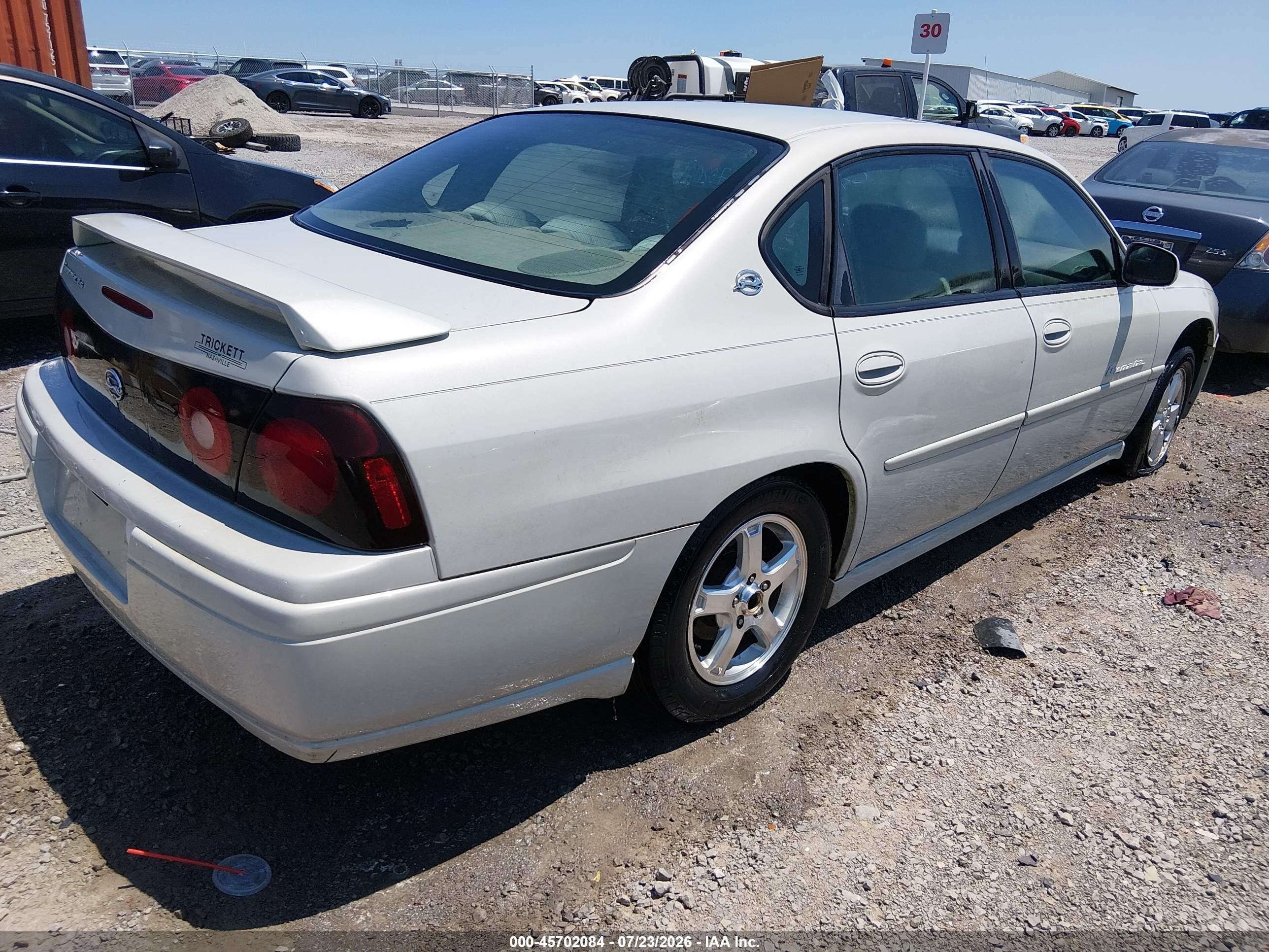 2004 Chevrolet Impala Ls Gray vin: 2G1WH52K349333103