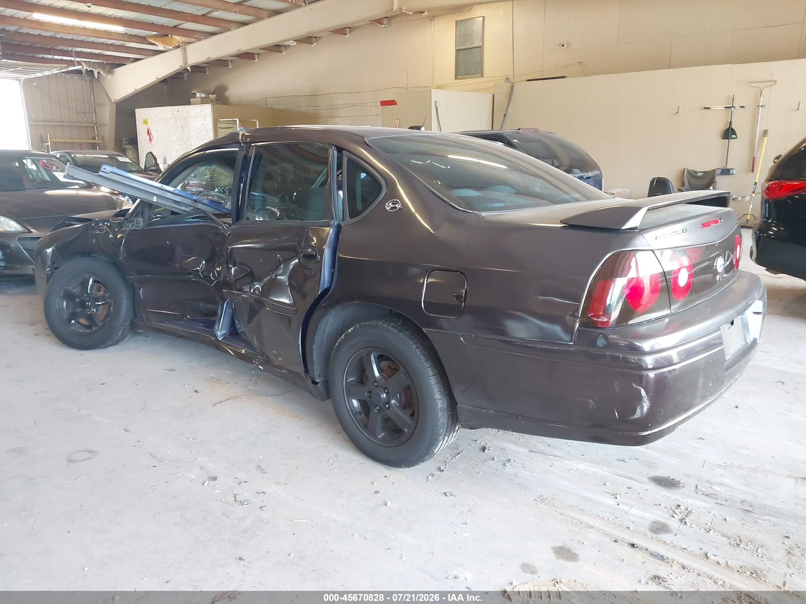 2005 Chevrolet Impala Ls Purple vin: 2G1WH52K359316285