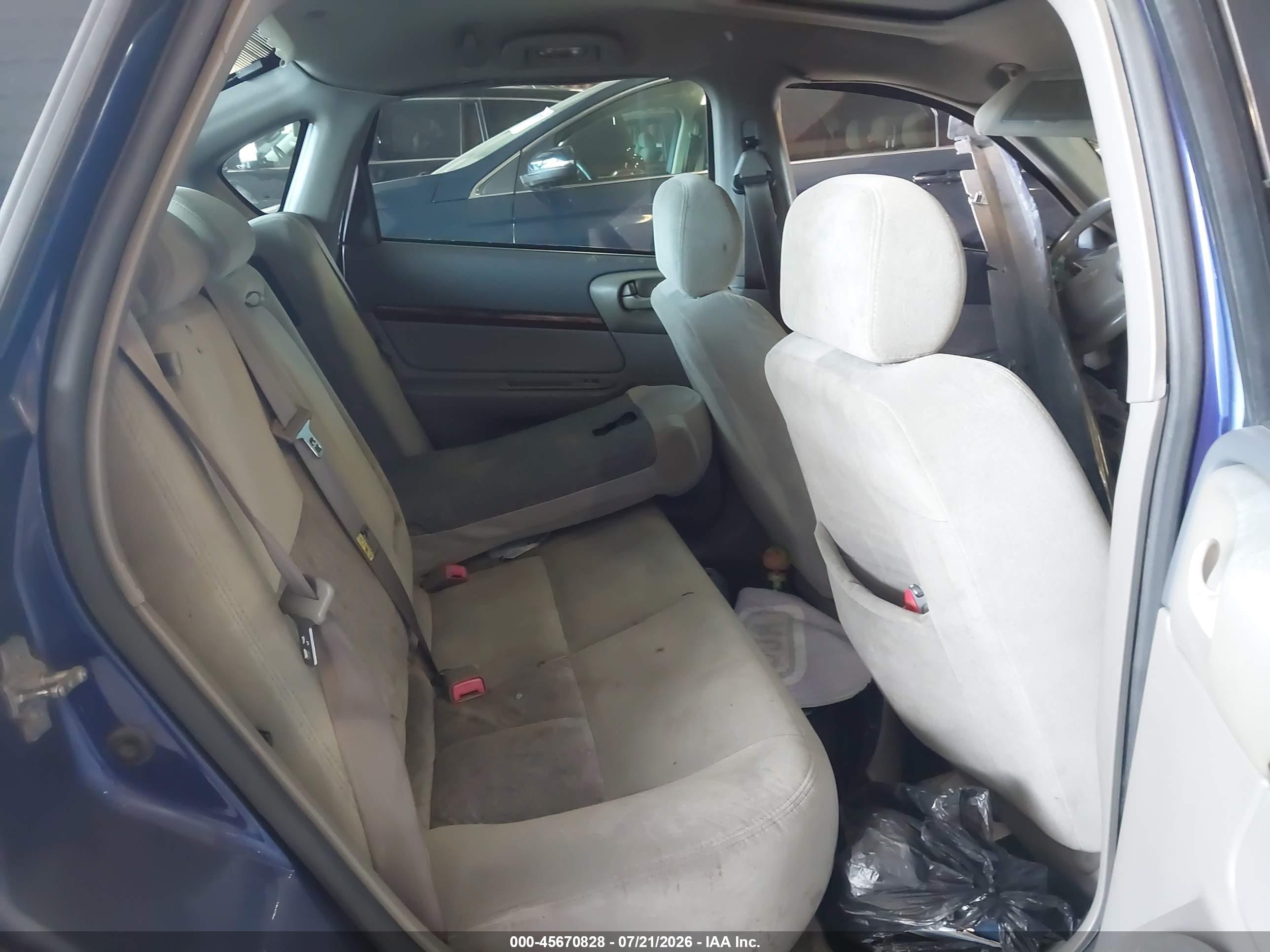 2005 Chevrolet Impala Ls Purple vin: 2G1WH52K359316285