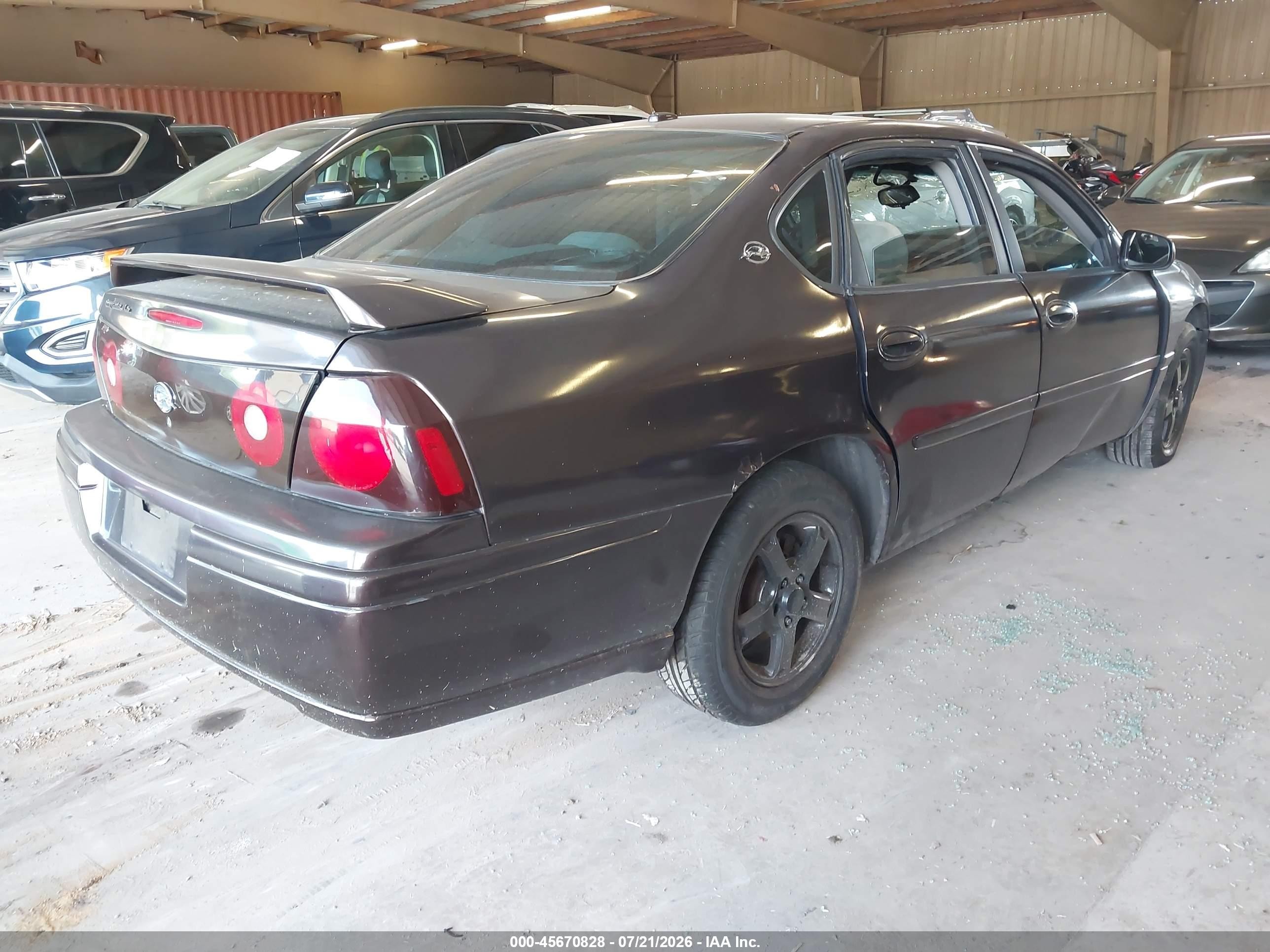 2005 Chevrolet Impala Ls Purple vin: 2G1WH52K359316285