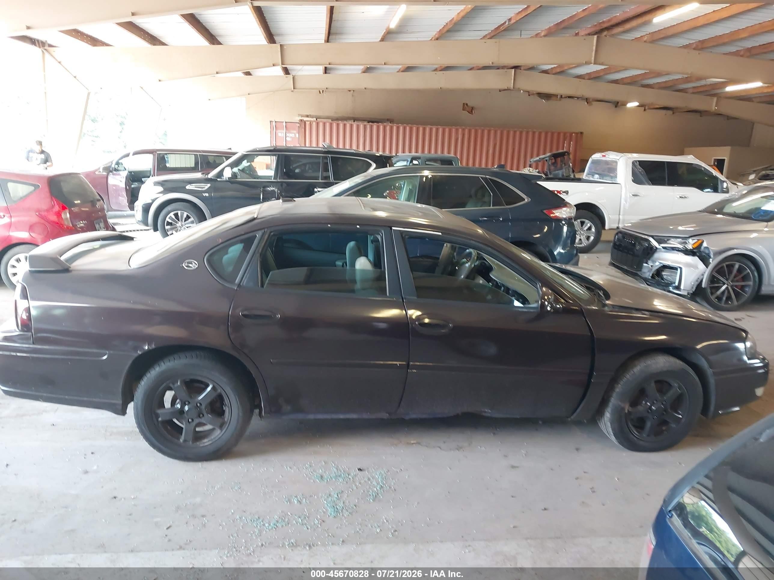 2005 Chevrolet Impala Ls Purple vin: 2G1WH52K359316285