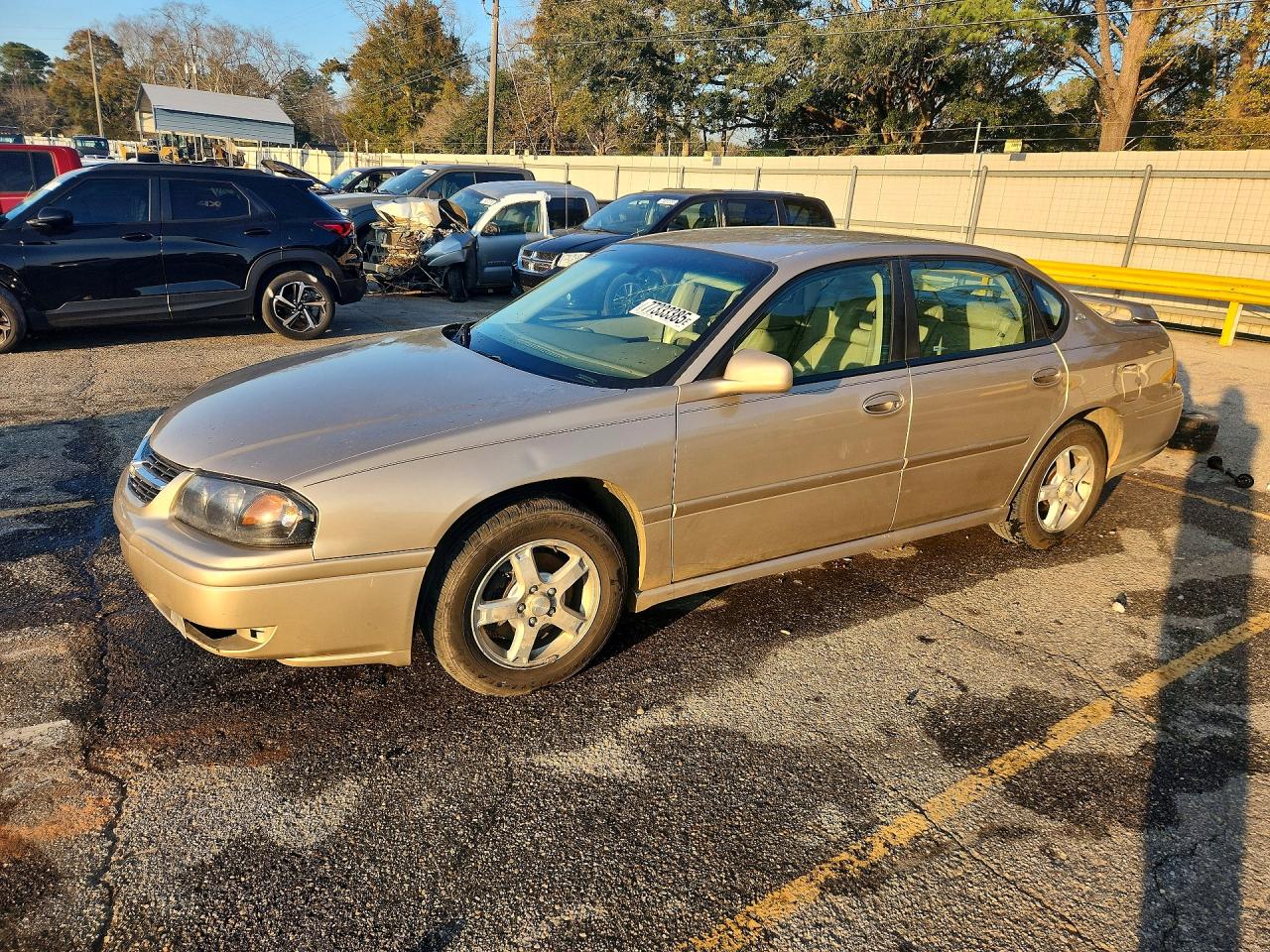 2005 Chevrolet Impala Ls Золотой vin: 2G1WH52K359320644