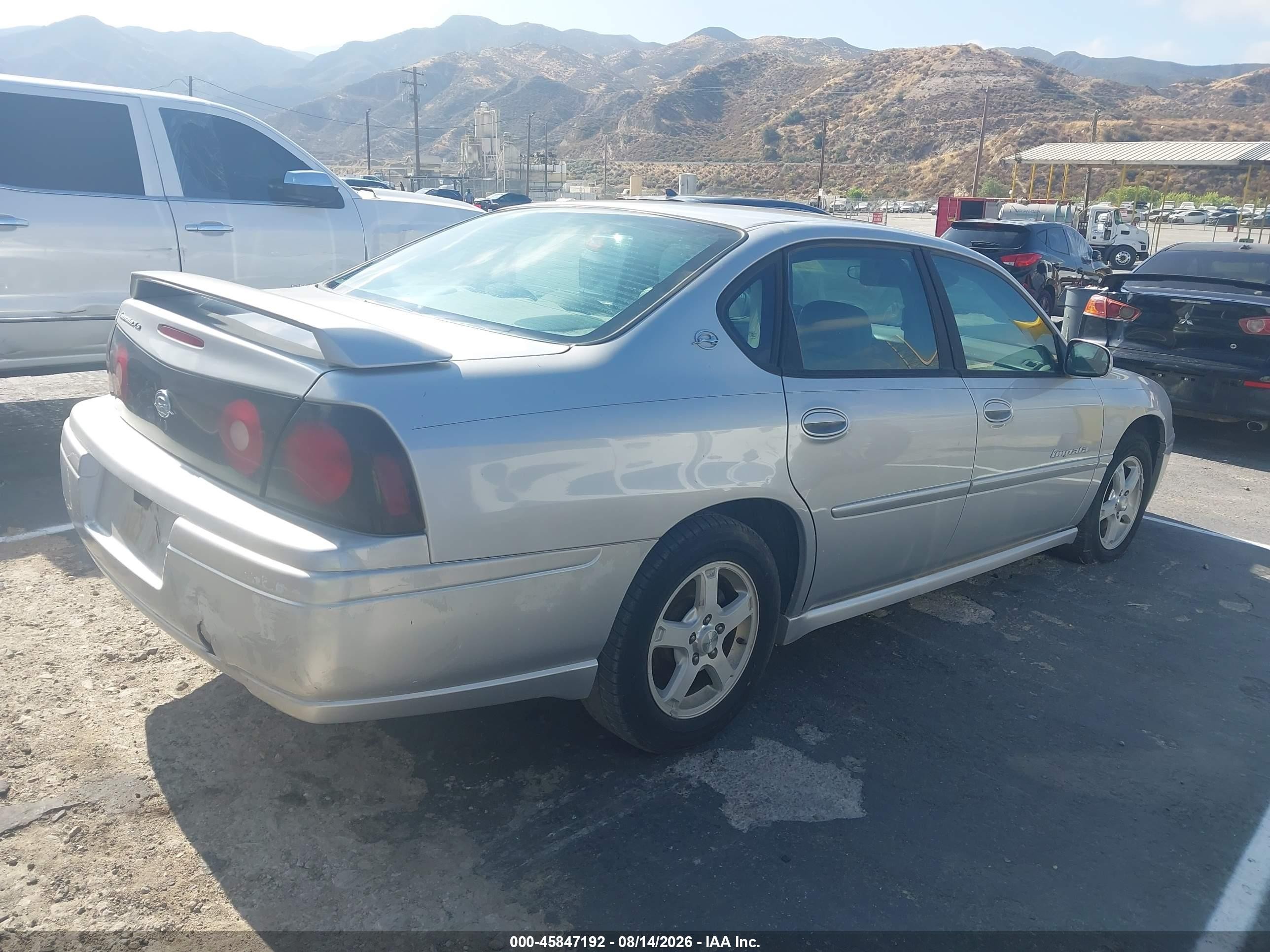 2004 Chevrolet Impala Ls Silver vin: 2G1WH52K449376526