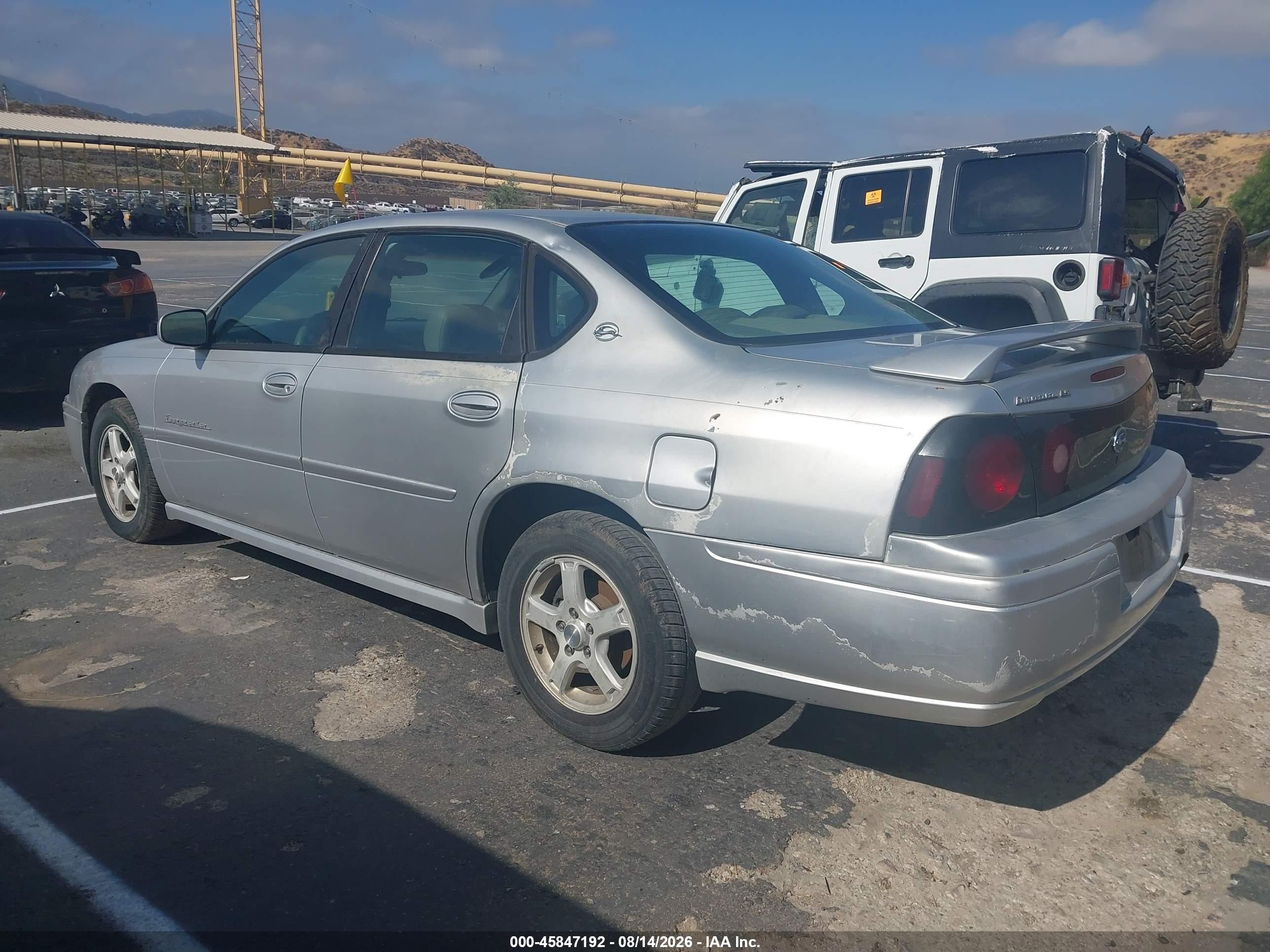 2004 Chevrolet Impala Ls Silver vin: 2G1WH52K449376526