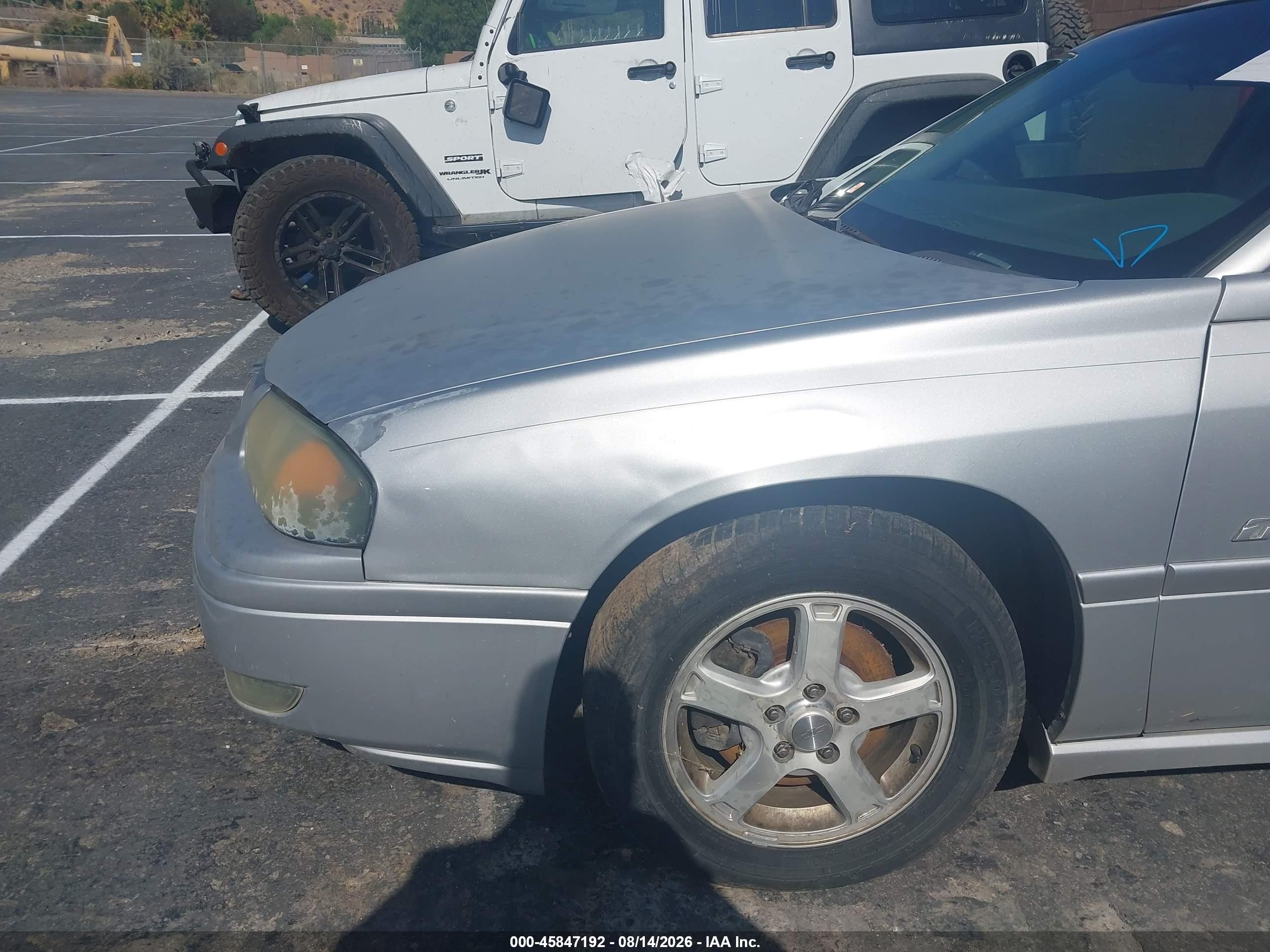 2004 Chevrolet Impala Ls Silver vin: 2G1WH52K449376526