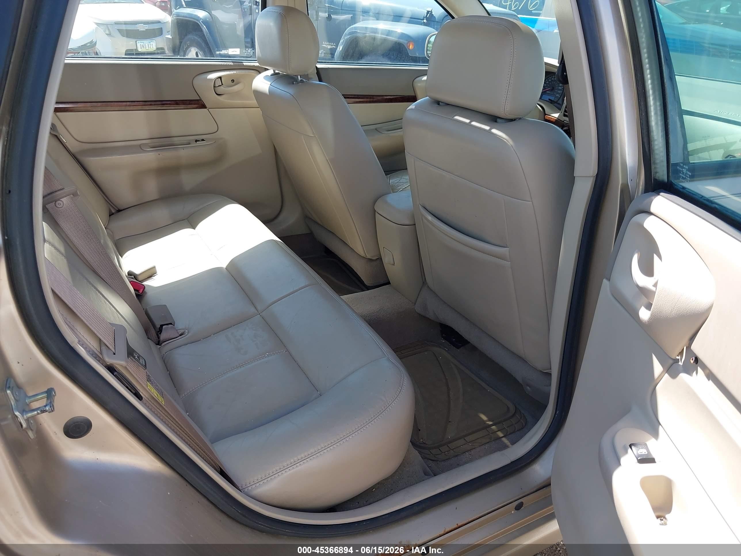 2005 Chevrolet Impala Ls Золотой vin: 2G1WH52K459116578