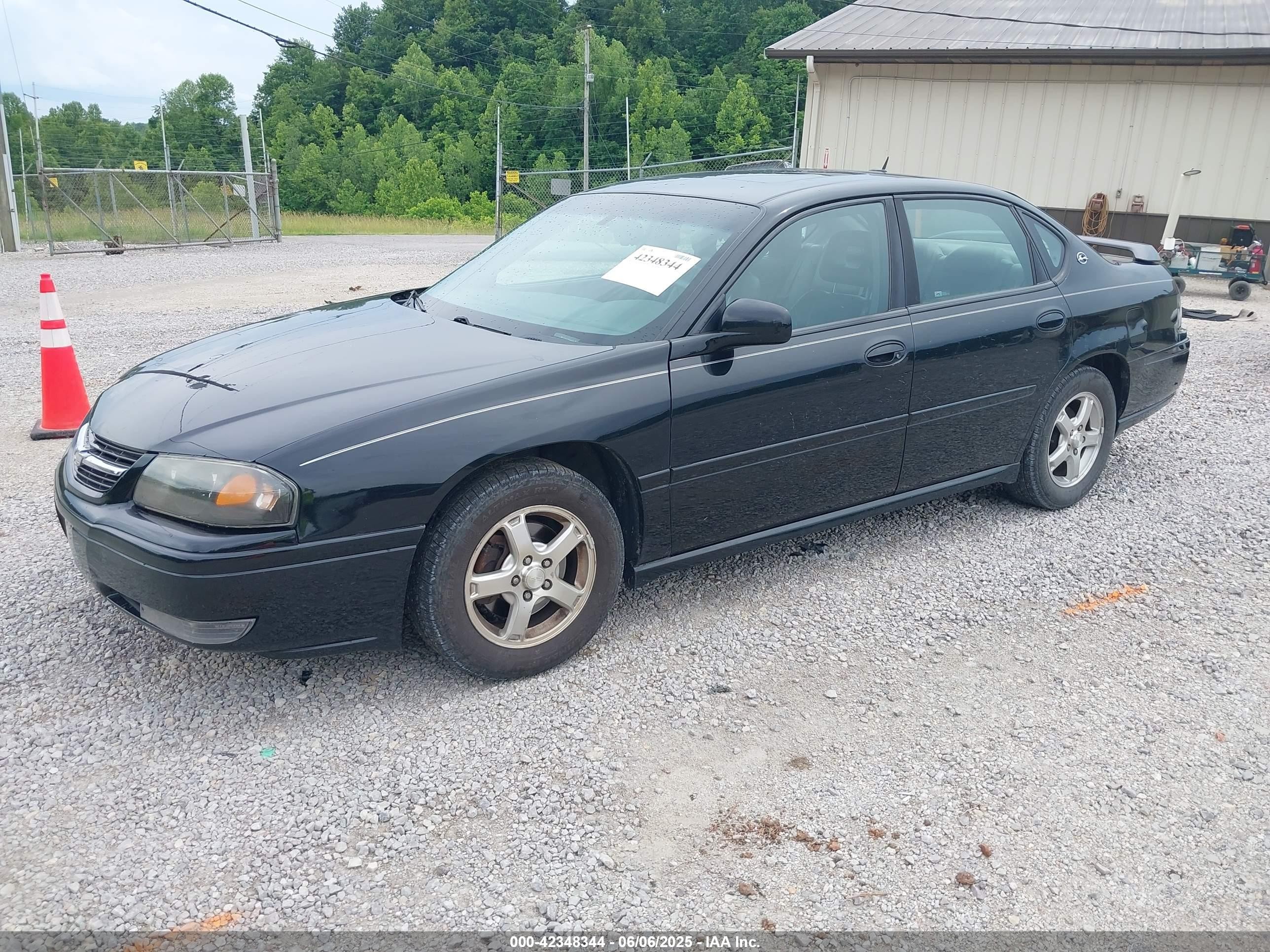 2005 Chevrolet Impala Ls Black vin: 2G1WH52K459237014