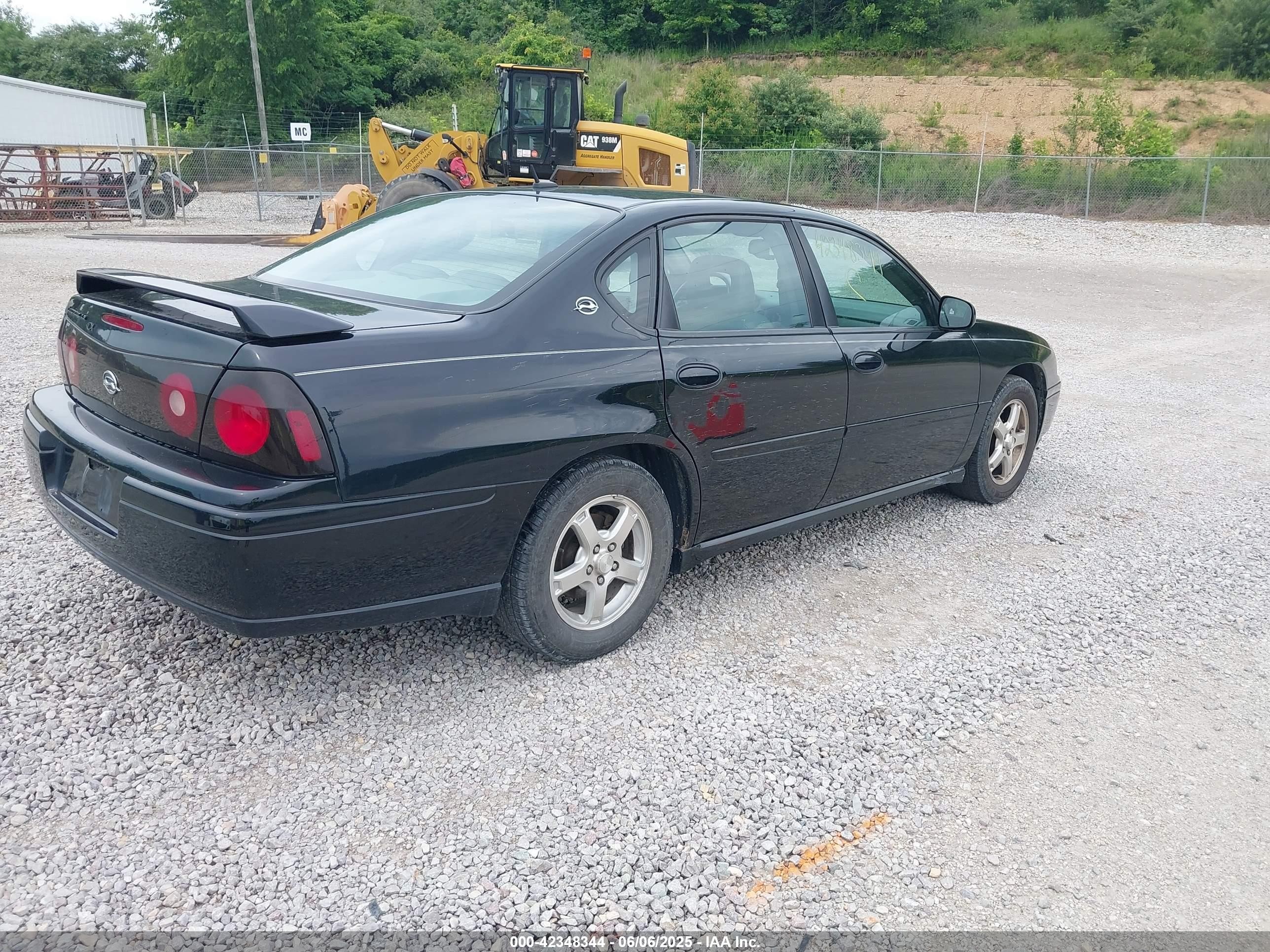 2005 Chevrolet Impala Ls Black vin: 2G1WH52K459237014