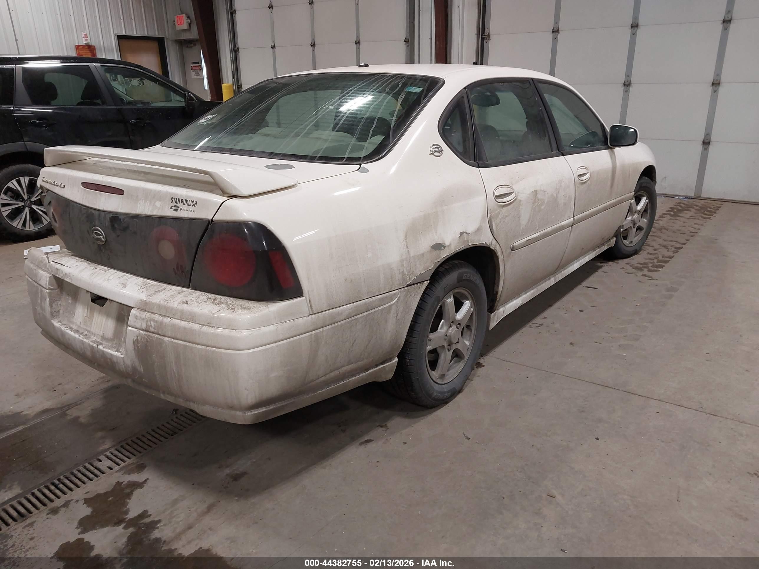 2005 Chevrolet Impala Ls White vin: 2G1WH52K459291719