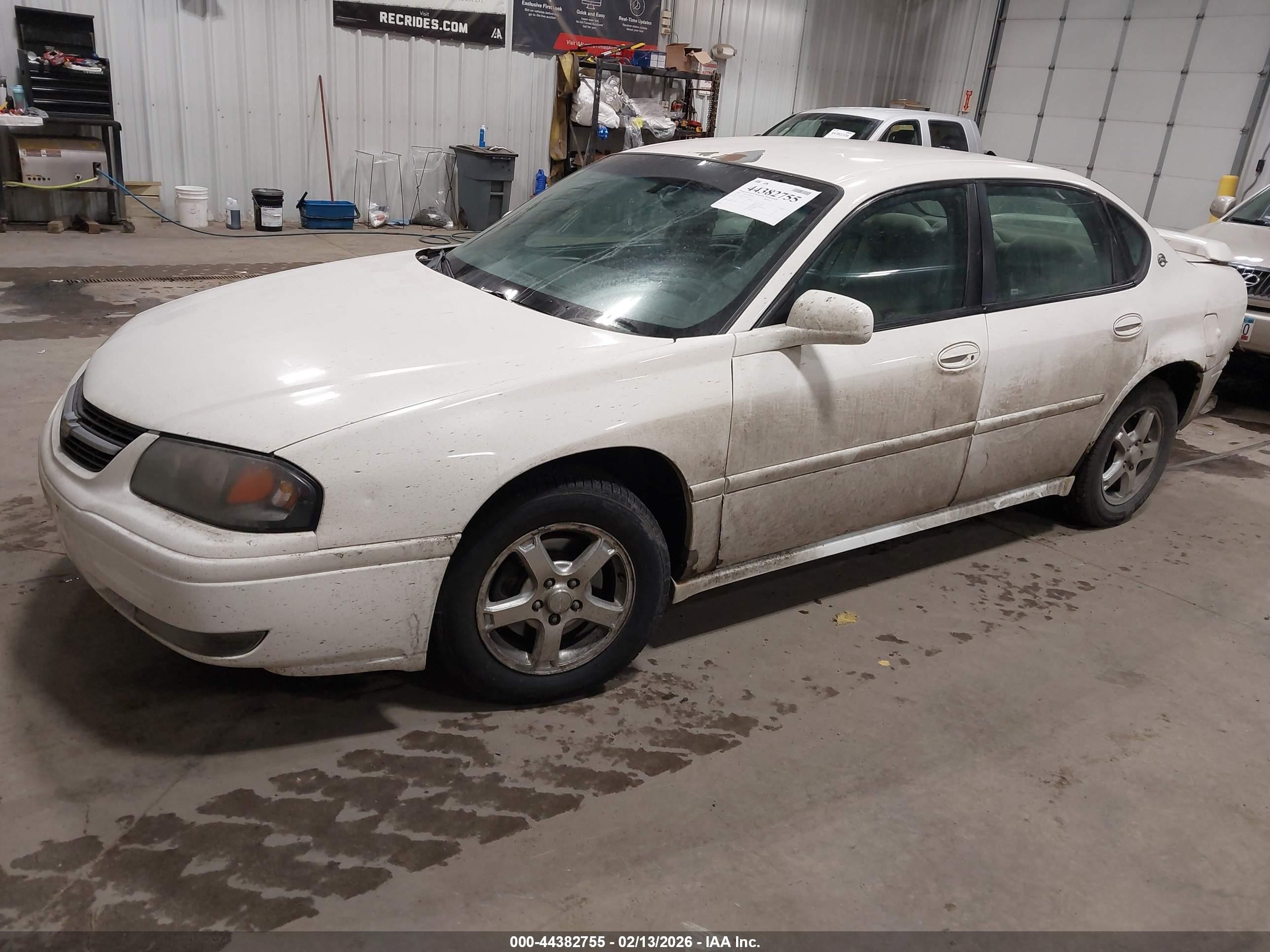 2005 Chevrolet Impala Ls White vin: 2G1WH52K459291719