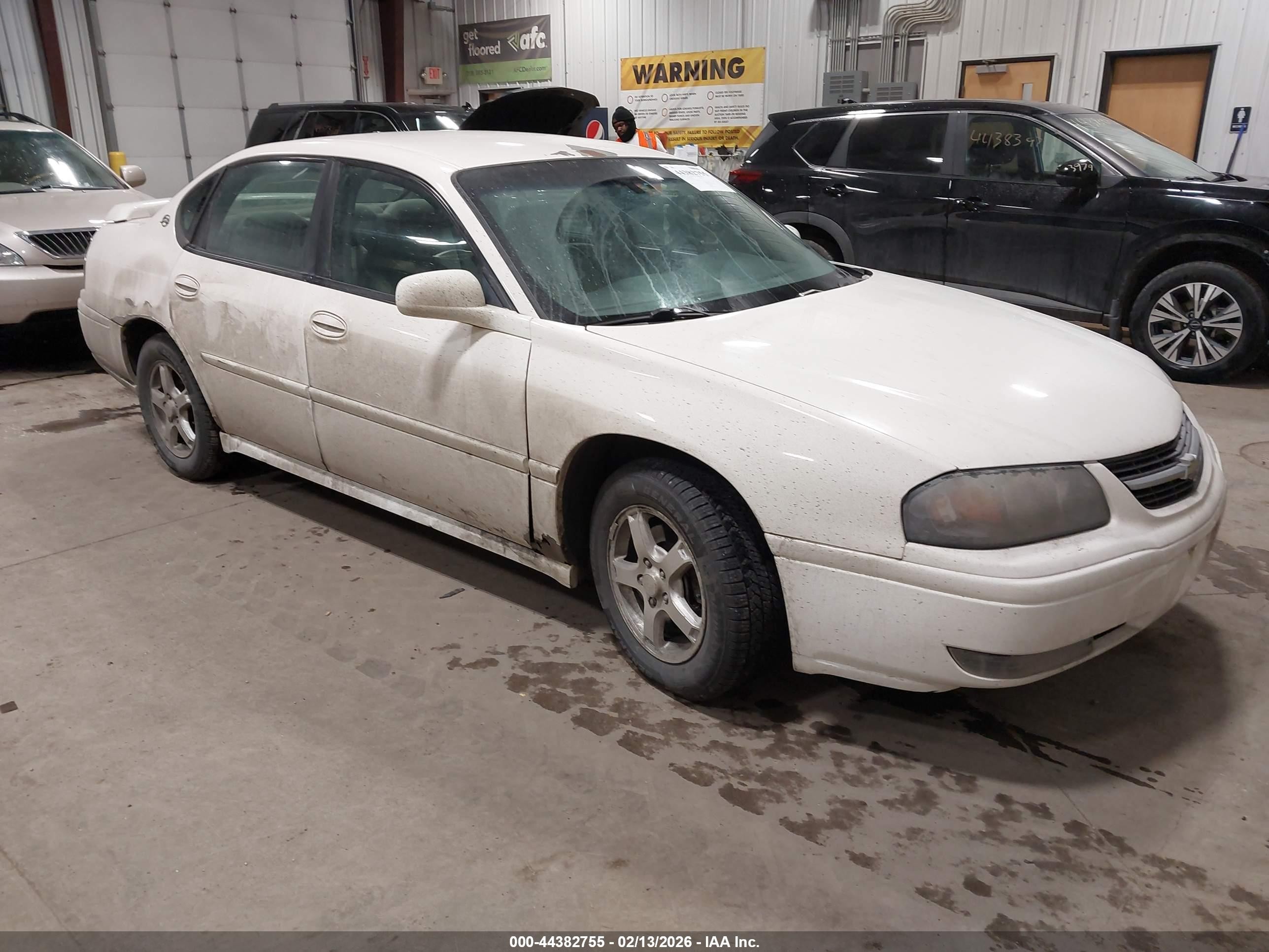 2005 Chevrolet Impala Ls White vin: 2G1WH52K459291719