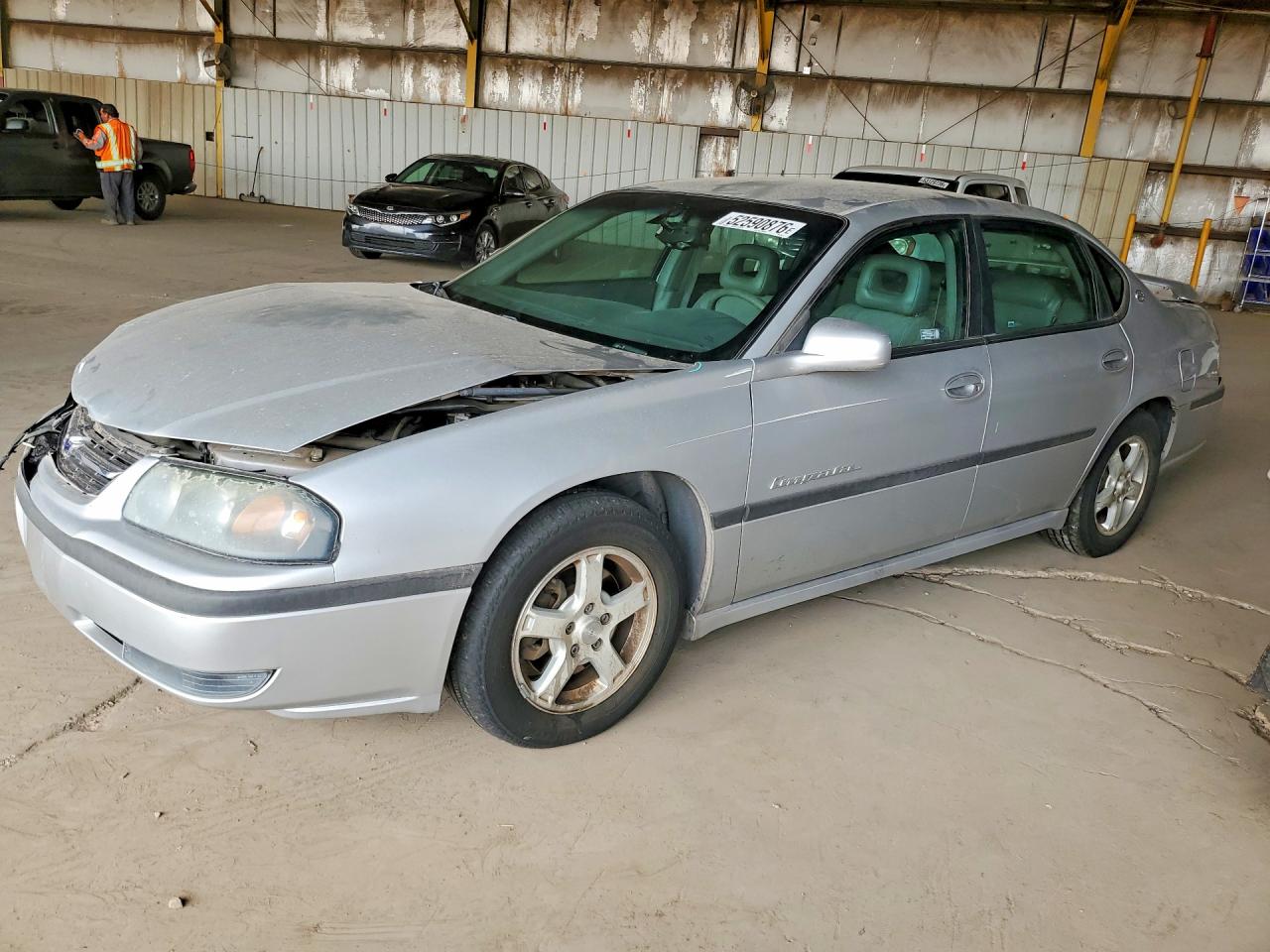 2003 Chevrolet Impala Ls Silver vin: 2G1WH52K539208313