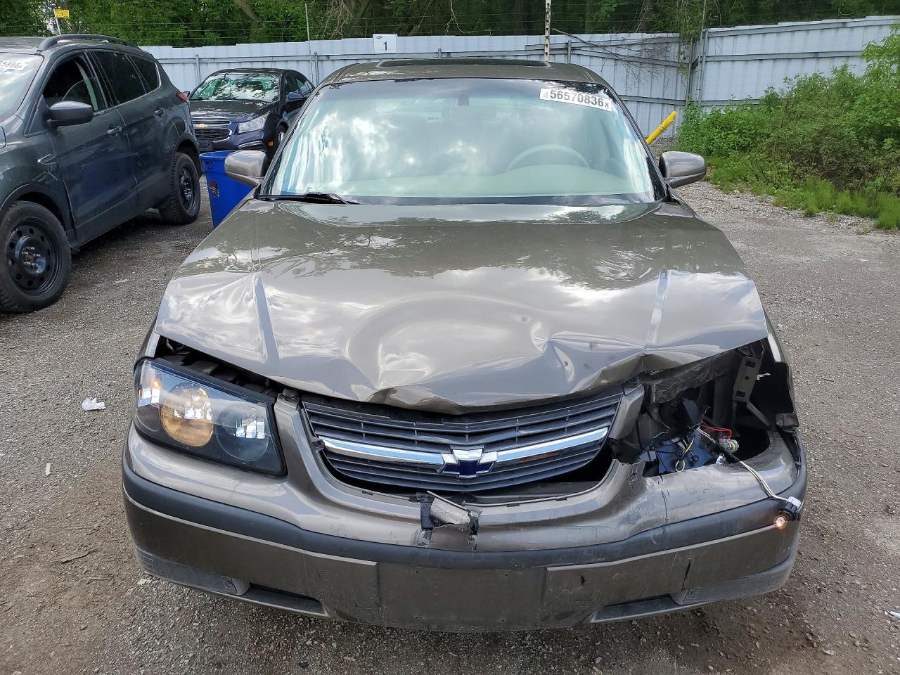 2003 Chevrolet Impala Ls Tan vin: 2G1WH52K539361967