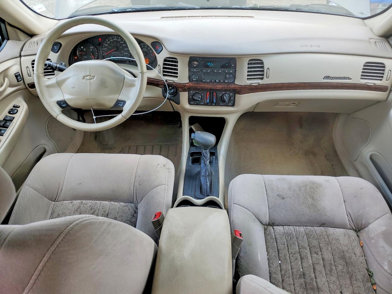 2003 Chevrolet Impala Ls Tan vin: 2G1WH52K539361967