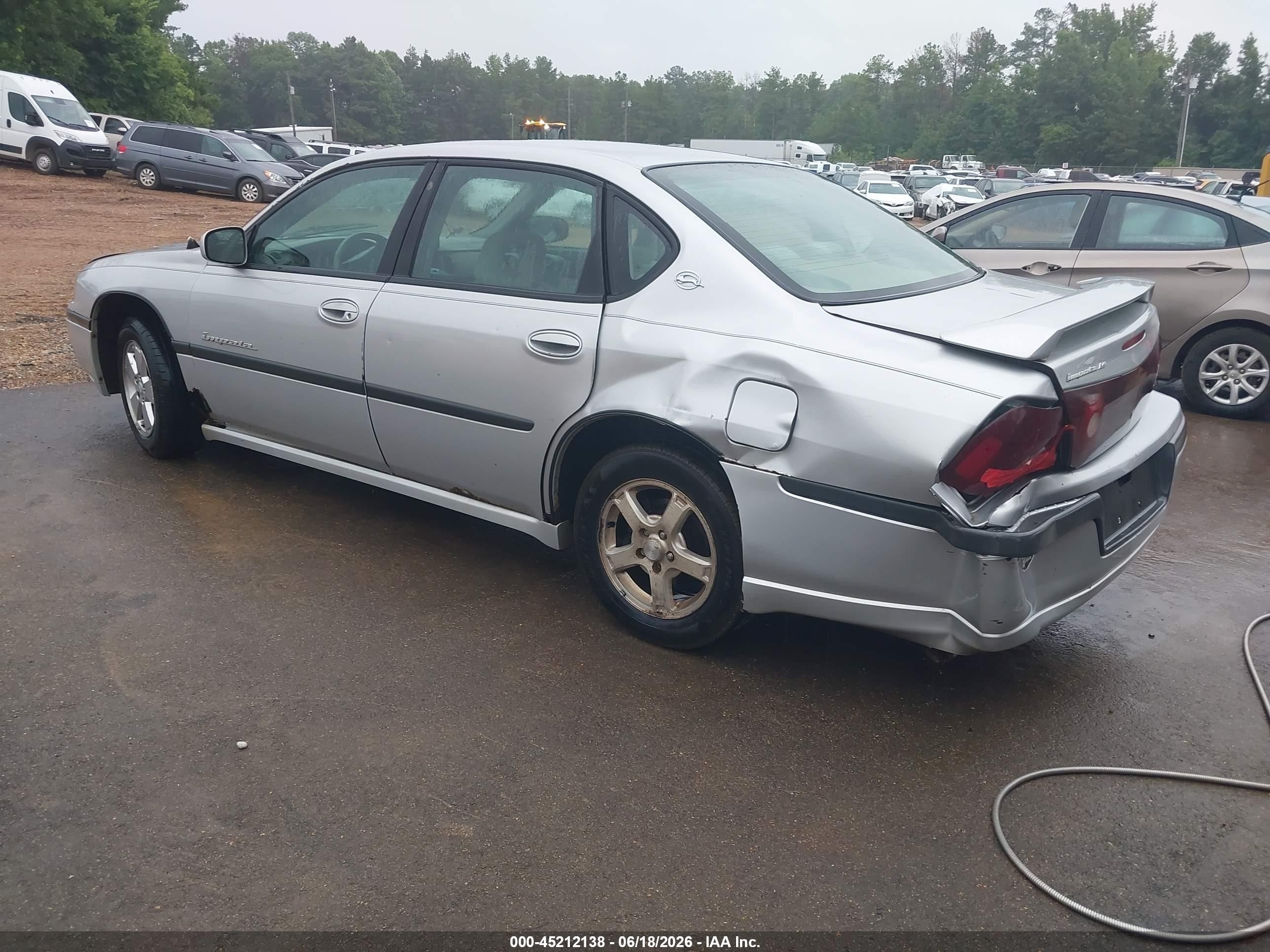 2003 Chevrolet Impala Ls Gray vin: 2G1WH52K639193062