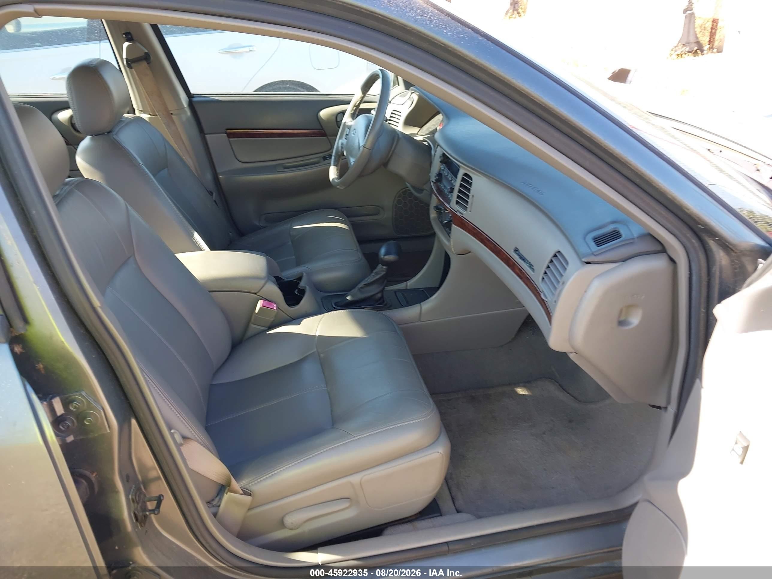 2004 Chevrolet Impala Ls Gray vin: 2G1WH52K649158054