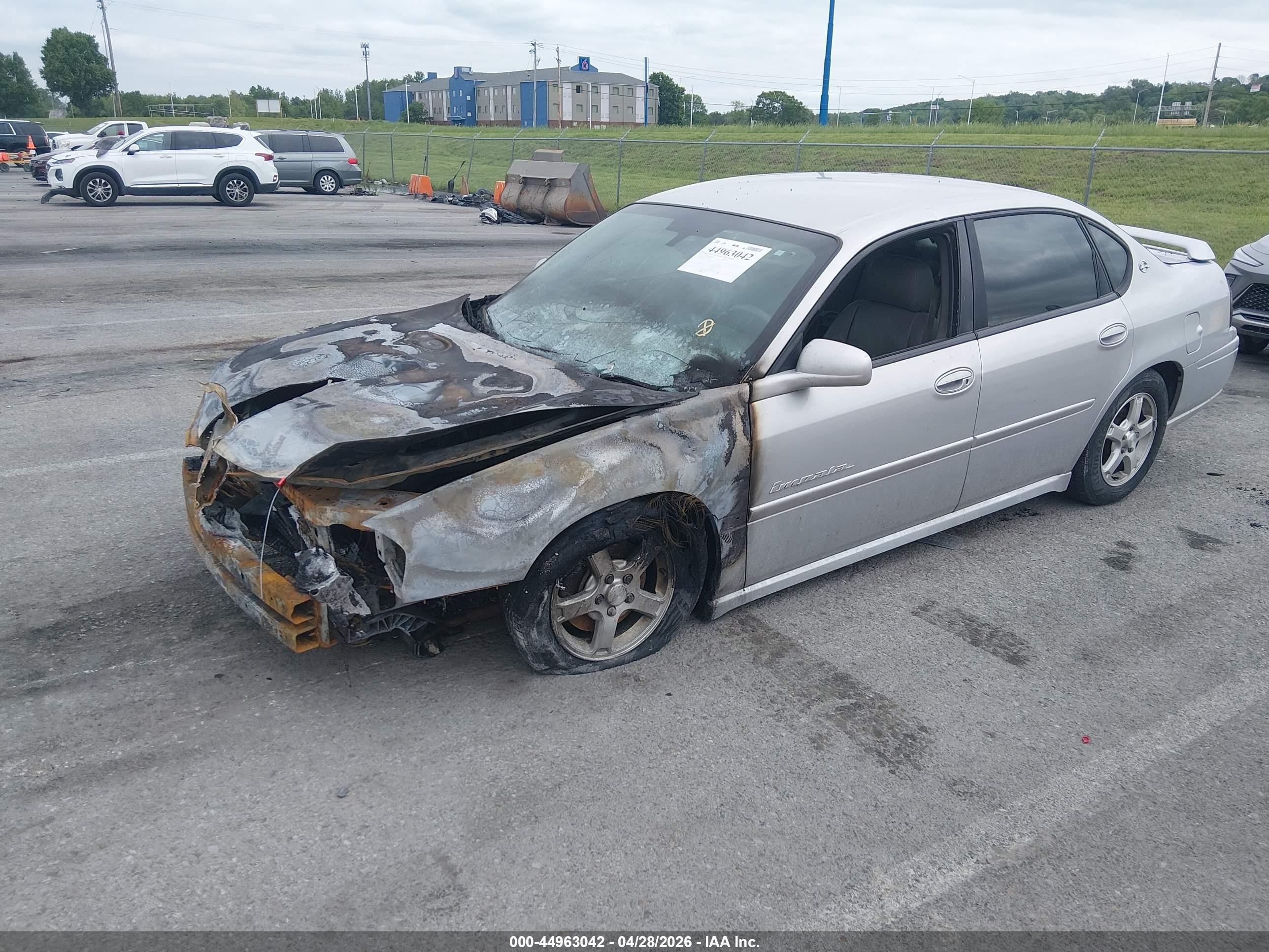 2004 Chevrolet Impala Ls Gray vin: 2G1WH52K649189031