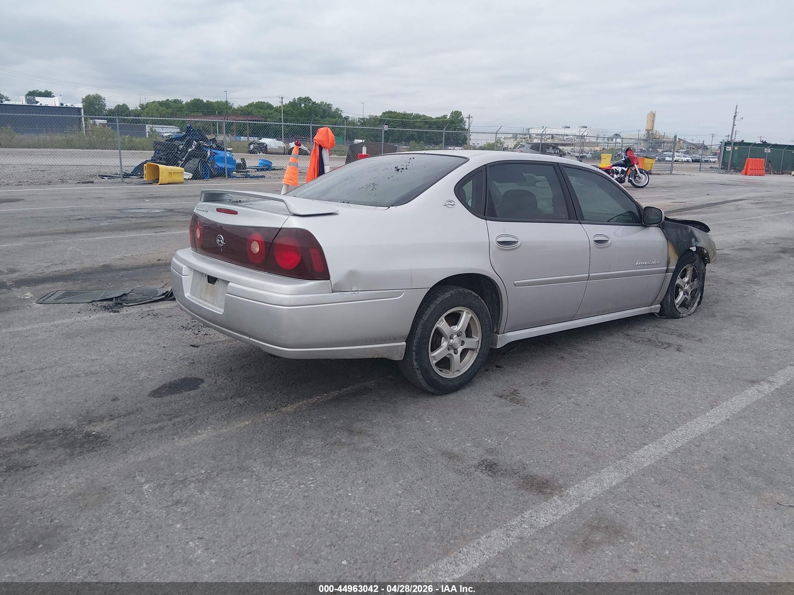 2004 Chevrolet Impala Ls Gray vin: 2G1WH52K649189031