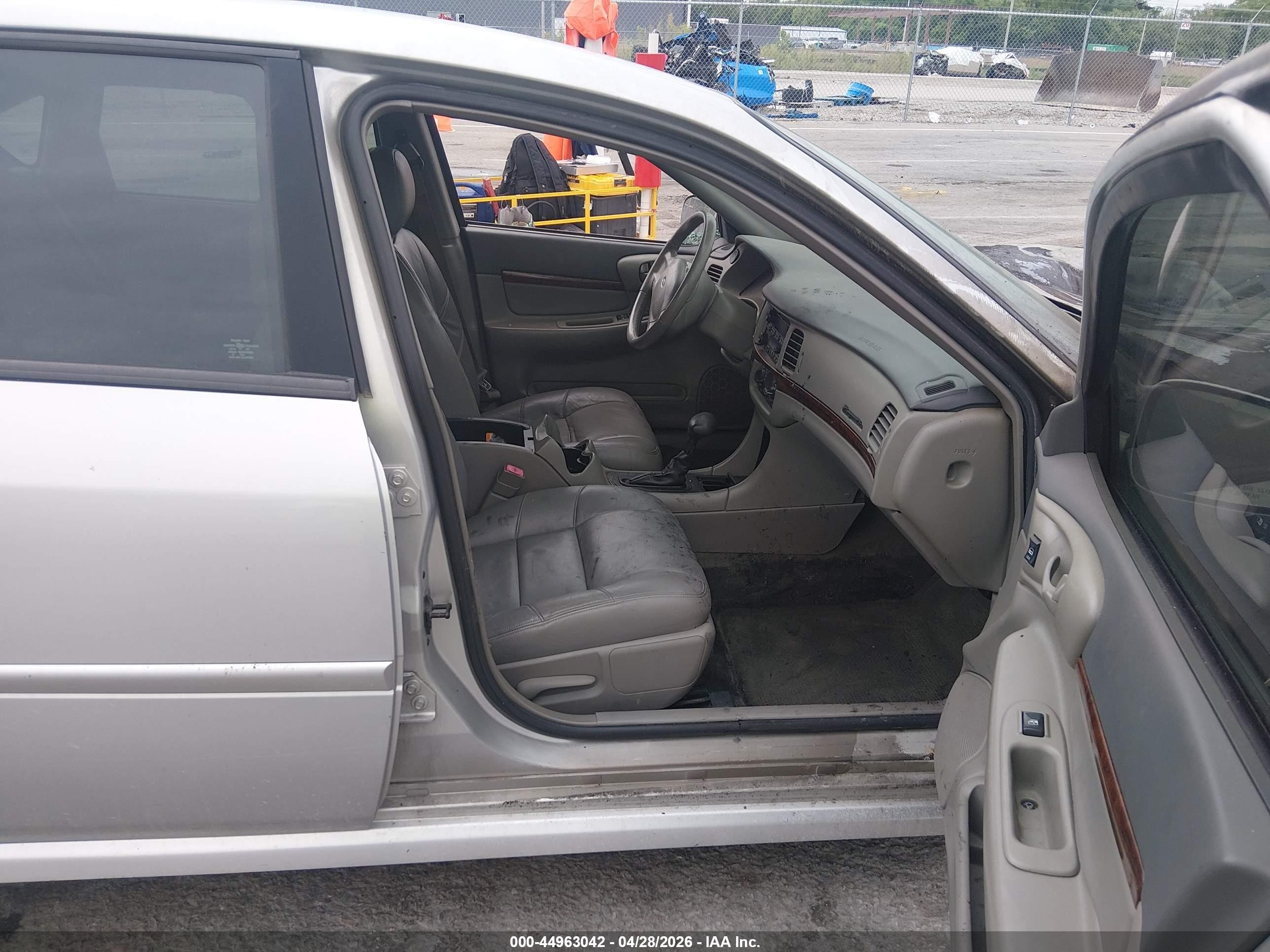 2004 Chevrolet Impala Ls Gray vin: 2G1WH52K649189031