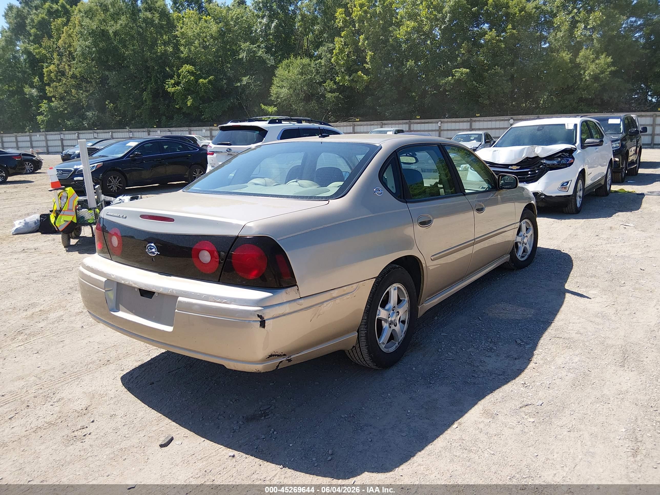 2005 Chevrolet Impala Ls Gold vin: 2G1WH52K659270824