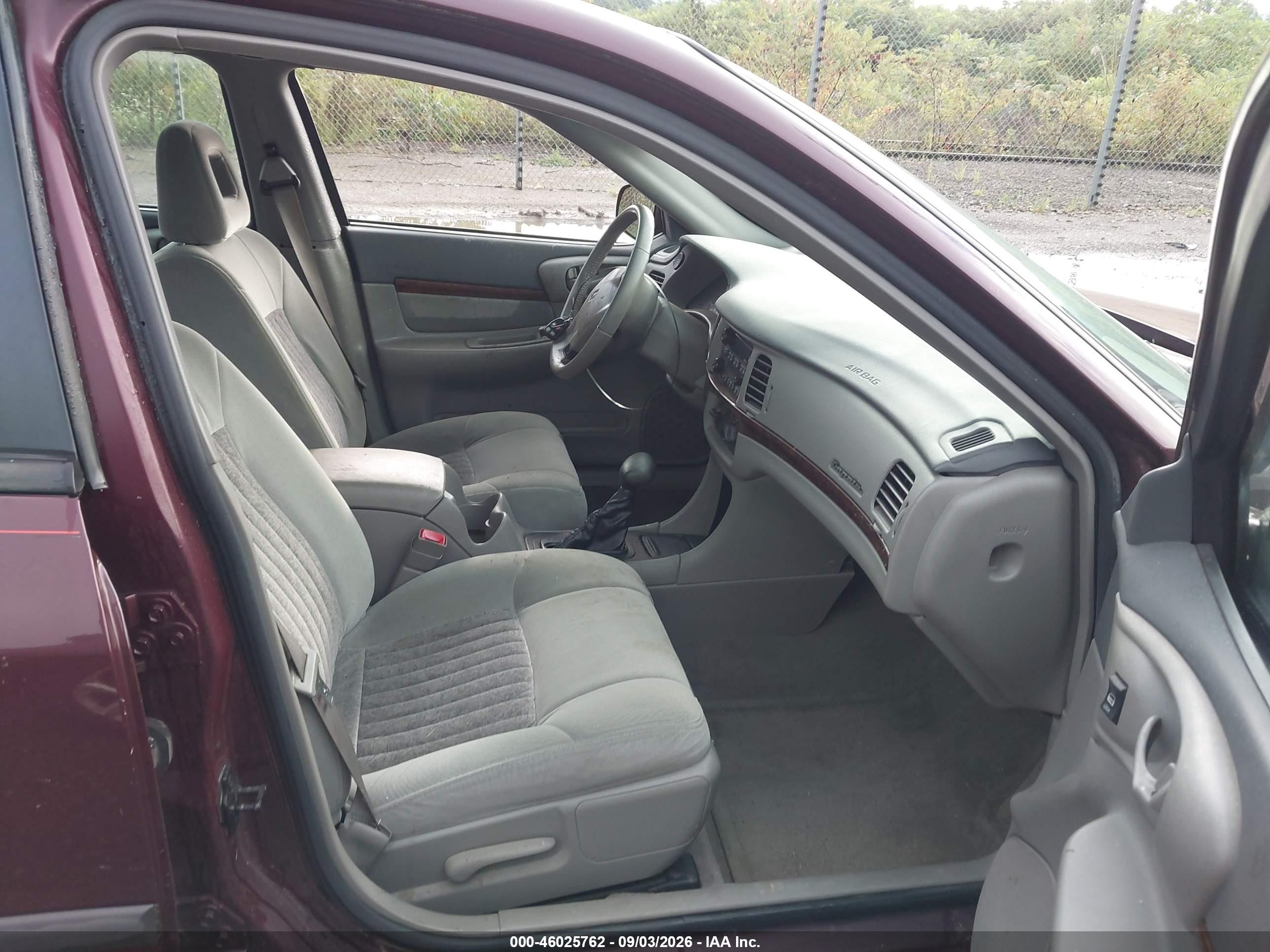 2003 Chevrolet Impala Ls Purple vin: 2G1WH52K739136465