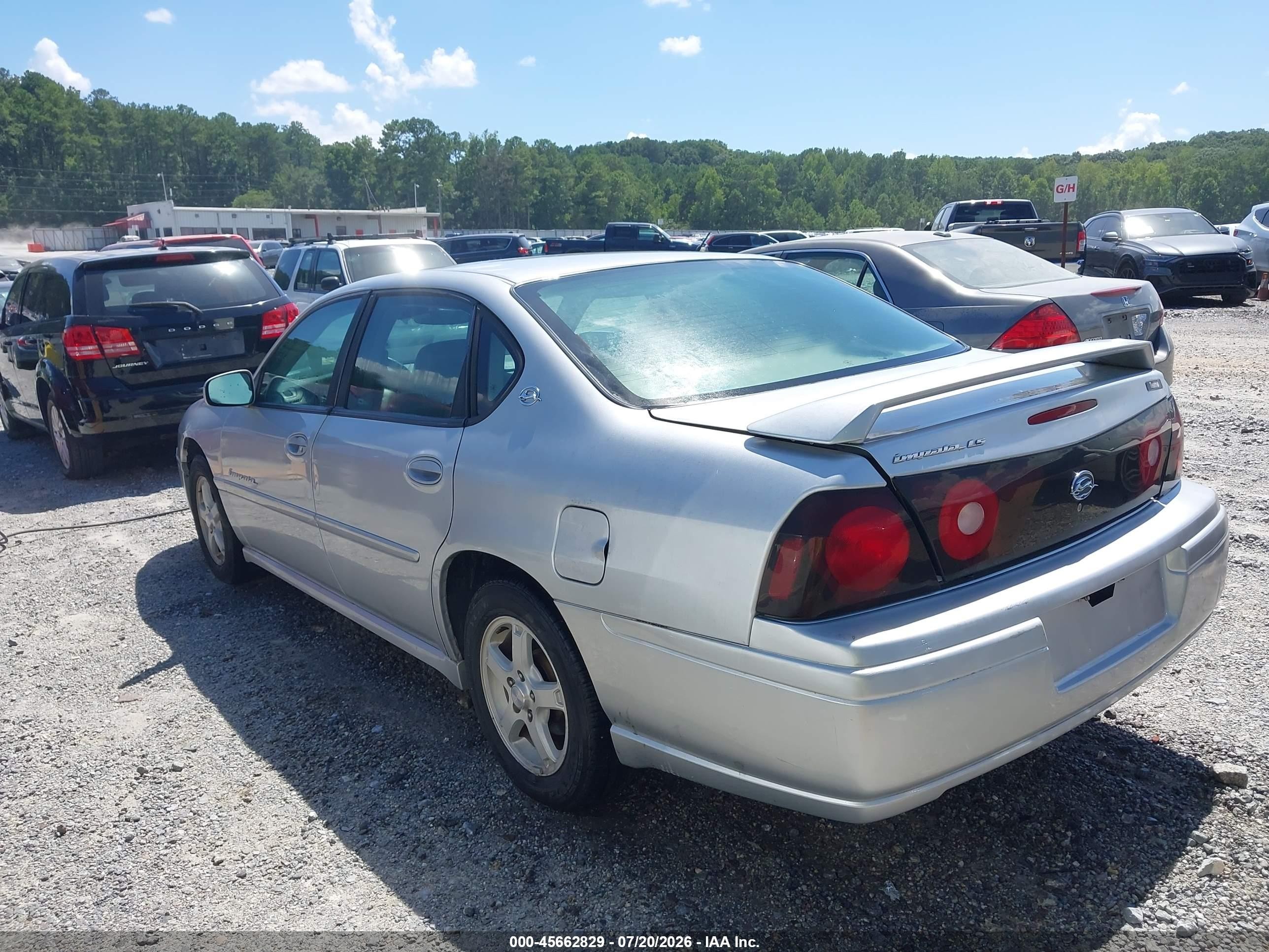 2004 Chevrolet Impala Ls Silver vin: 2G1WH52K749415058