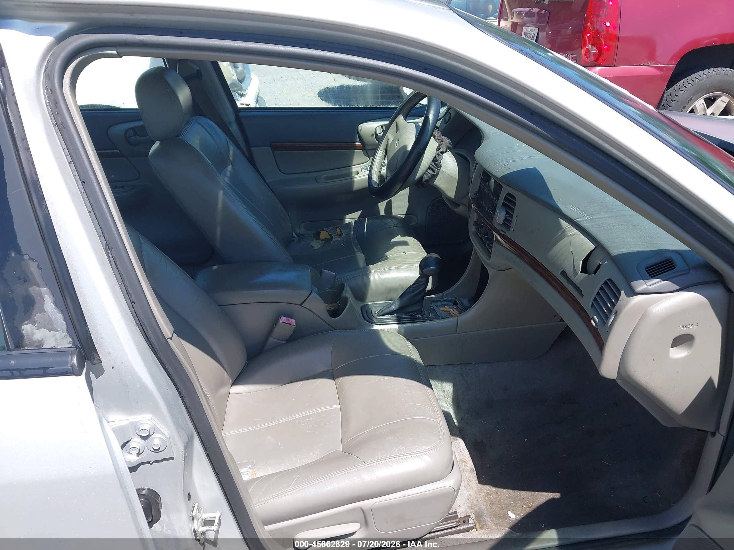 2004 Chevrolet Impala Ls Silver vin: 2G1WH52K749415058