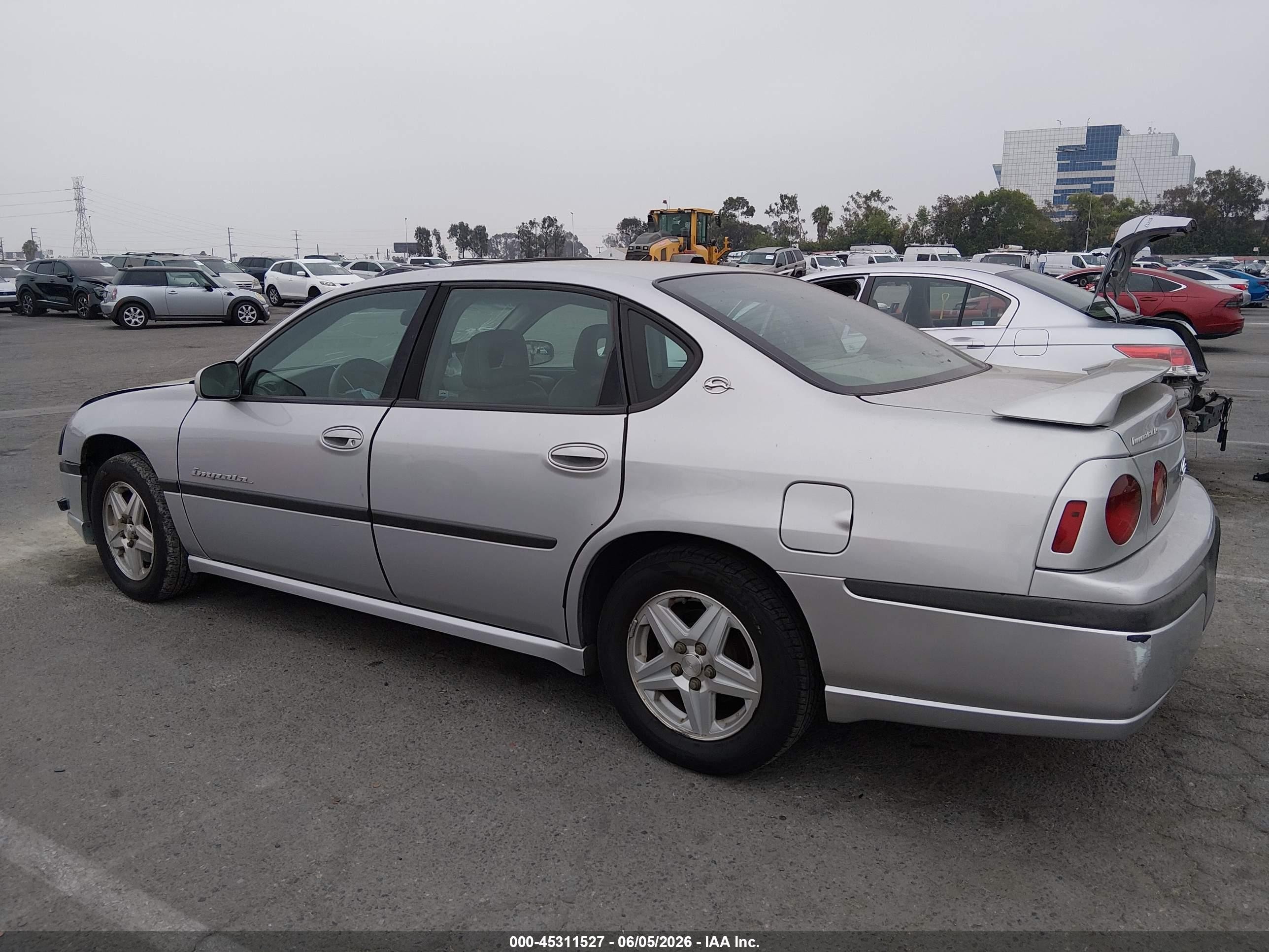 2003 Chevrolet Impala Ls Silver vin: 2G1WH52K839333466