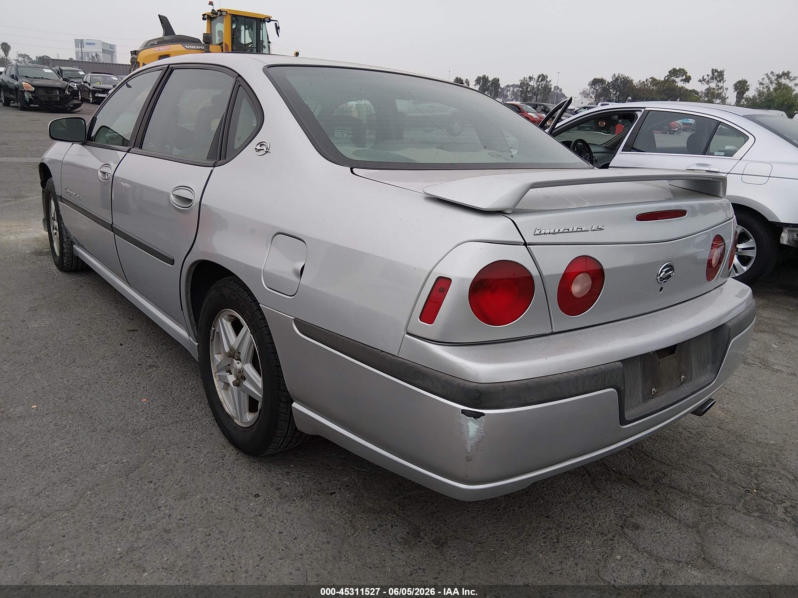 2003 Chevrolet Impala Ls Silver vin: 2G1WH52K839333466