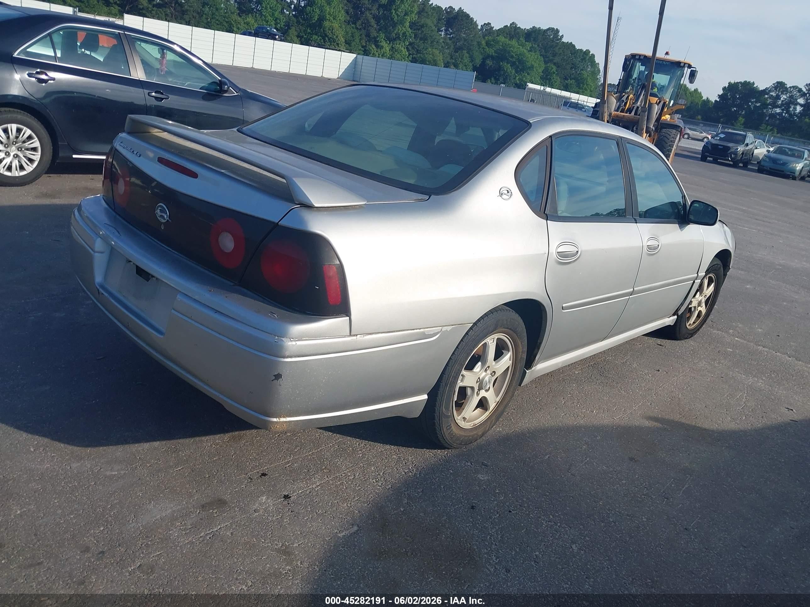 2005 Chevrolet Impala Ls Gray vin: 2G1WH52K859235993